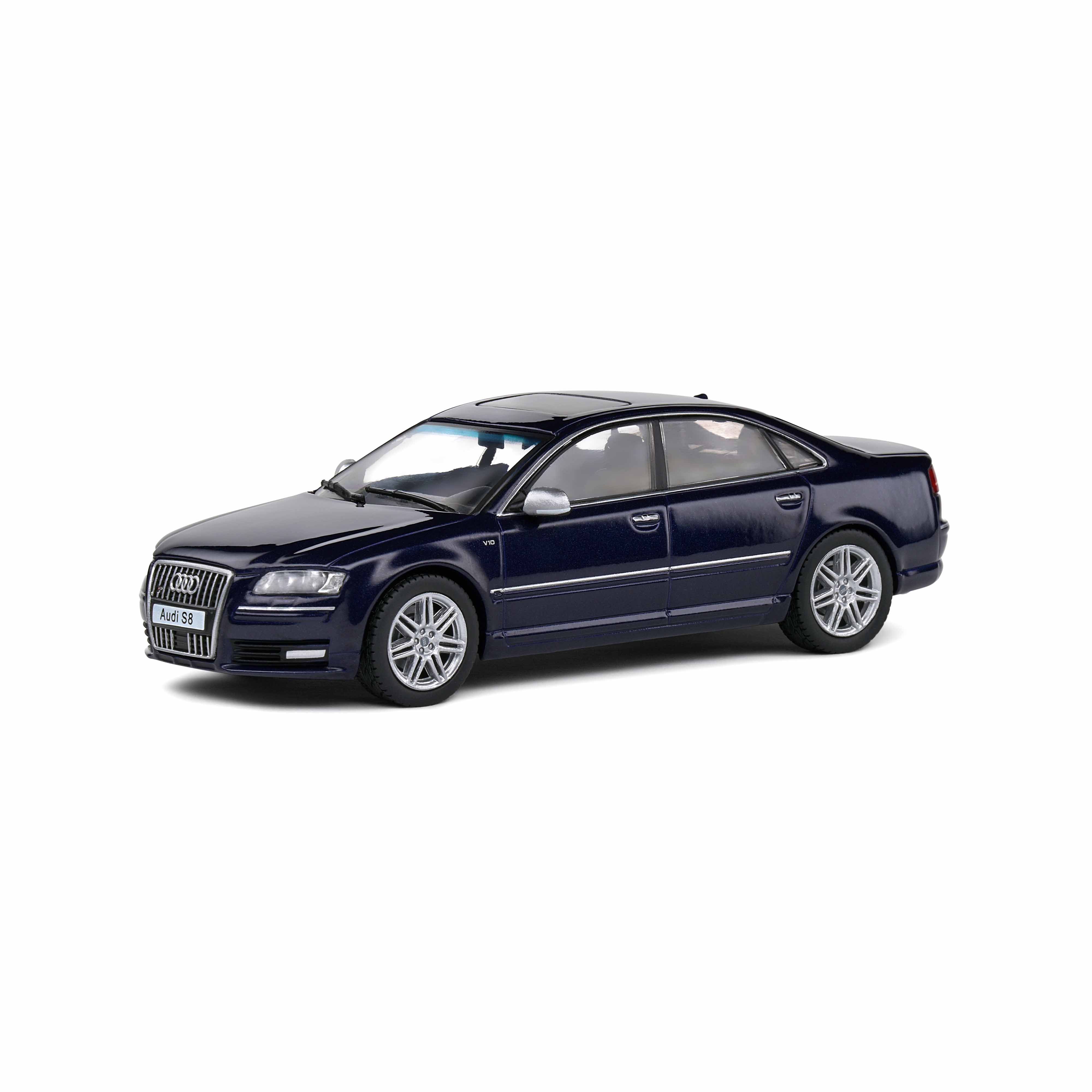 Audi D3 S8 Night Blue Pearl 2010 1:43