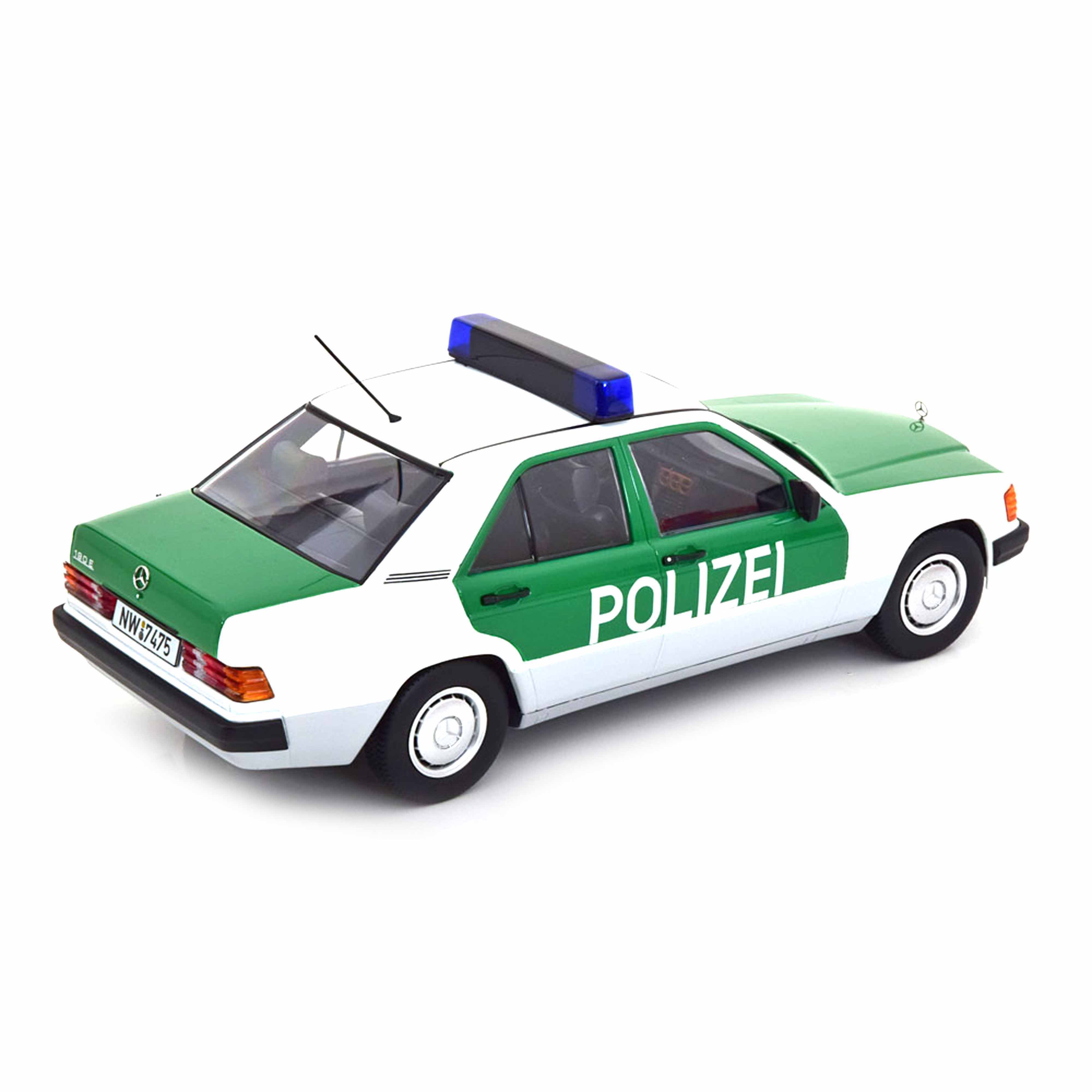 Mercedes 190E W201 1993 Polizei 1:18