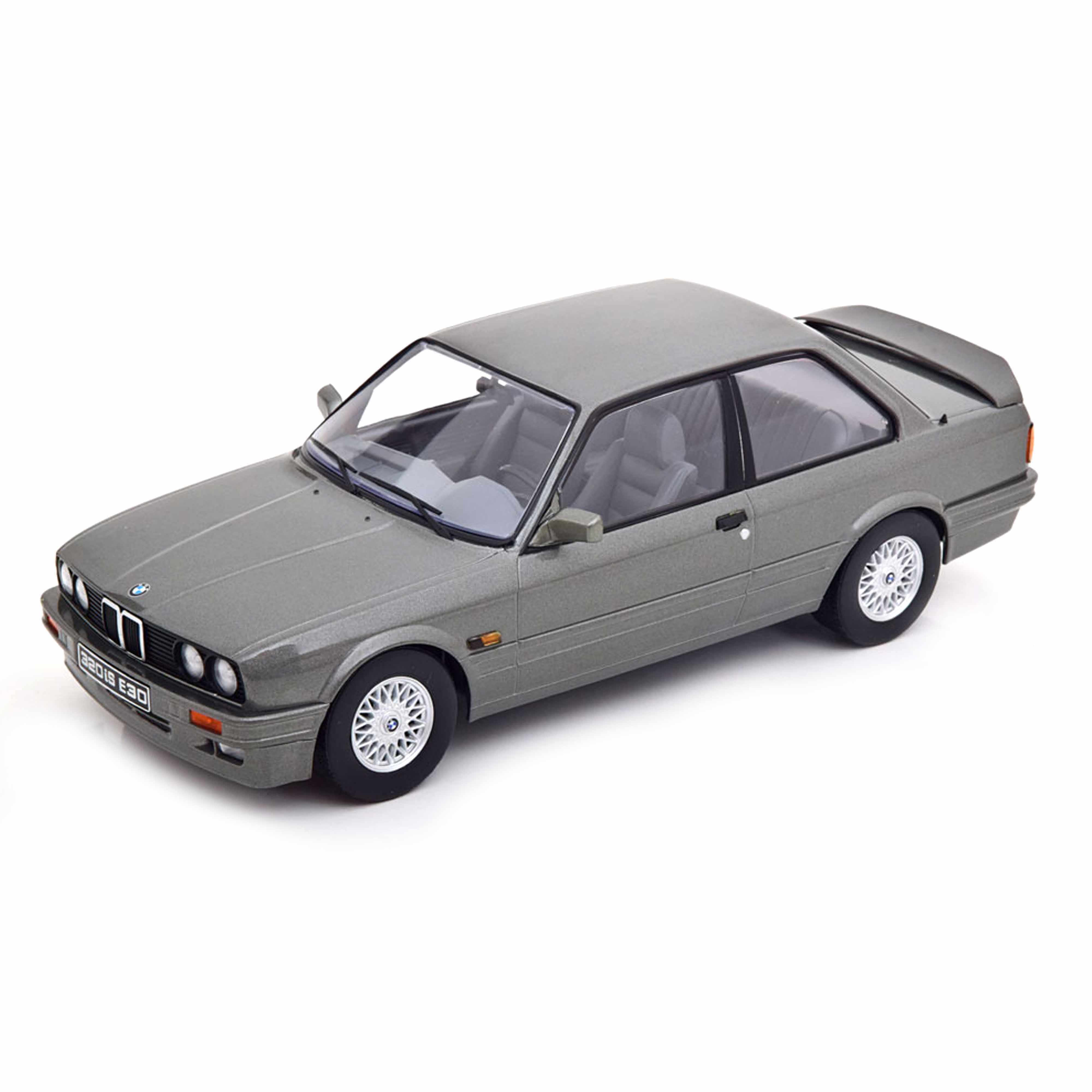 BMW 320iS E30 Italo M3 1989 Silvergrey metallic 1:18