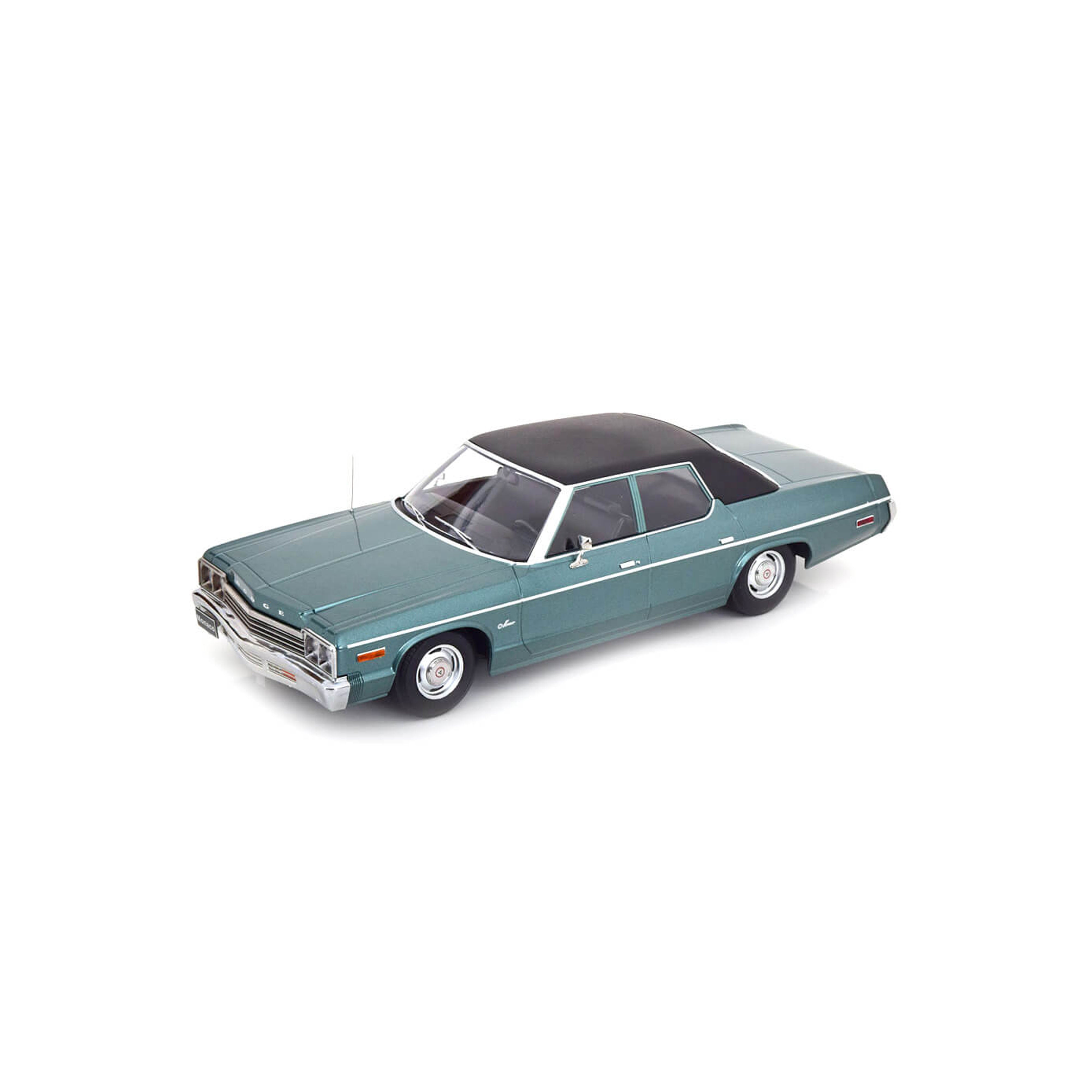 Dodge Monaco 1974 Vinyl Roof Greenmetallic/Black 1:18