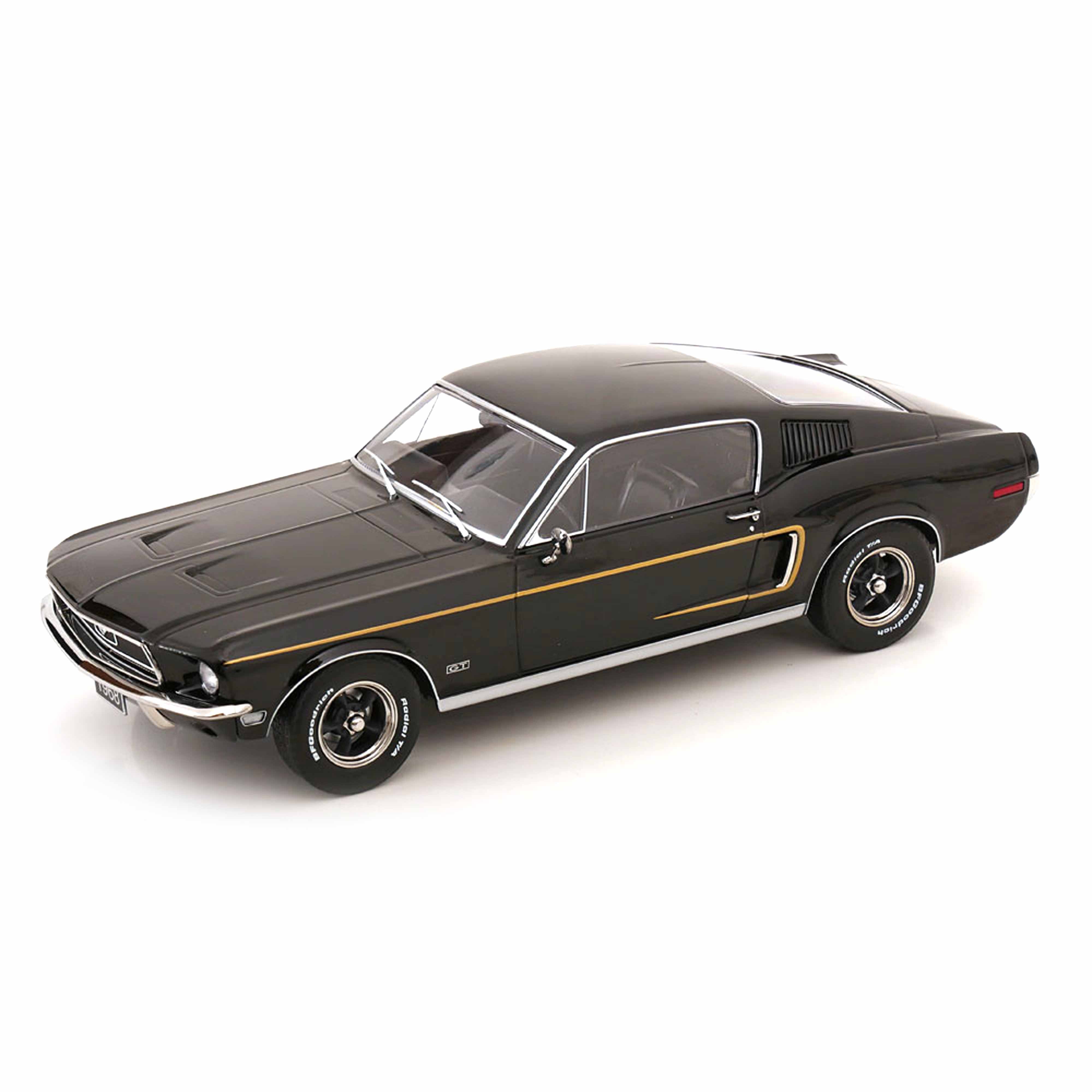 Ford Mustang Fastback 1968 Noir 1/18