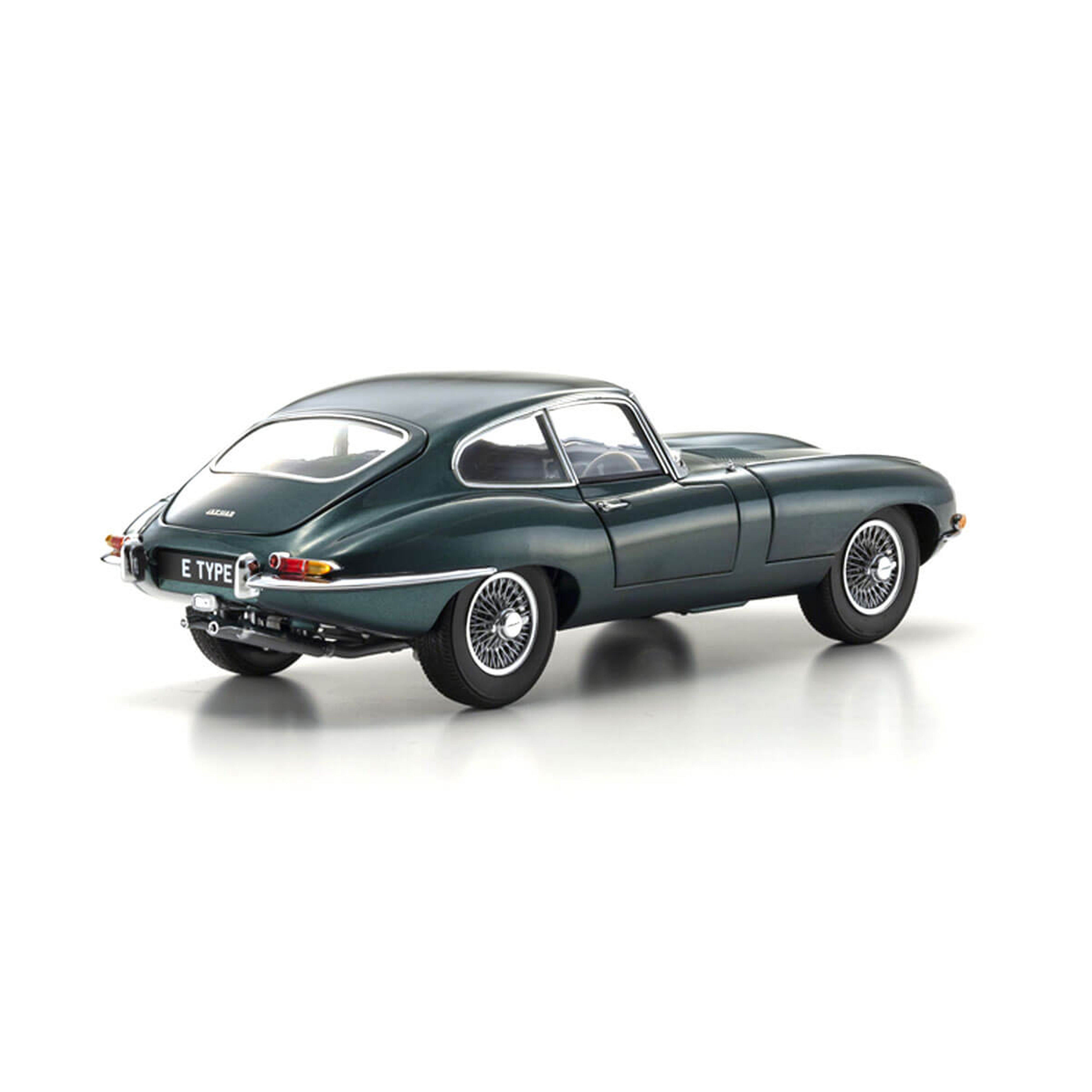Jaguar E-Type Vert foncé opalescent 1/18