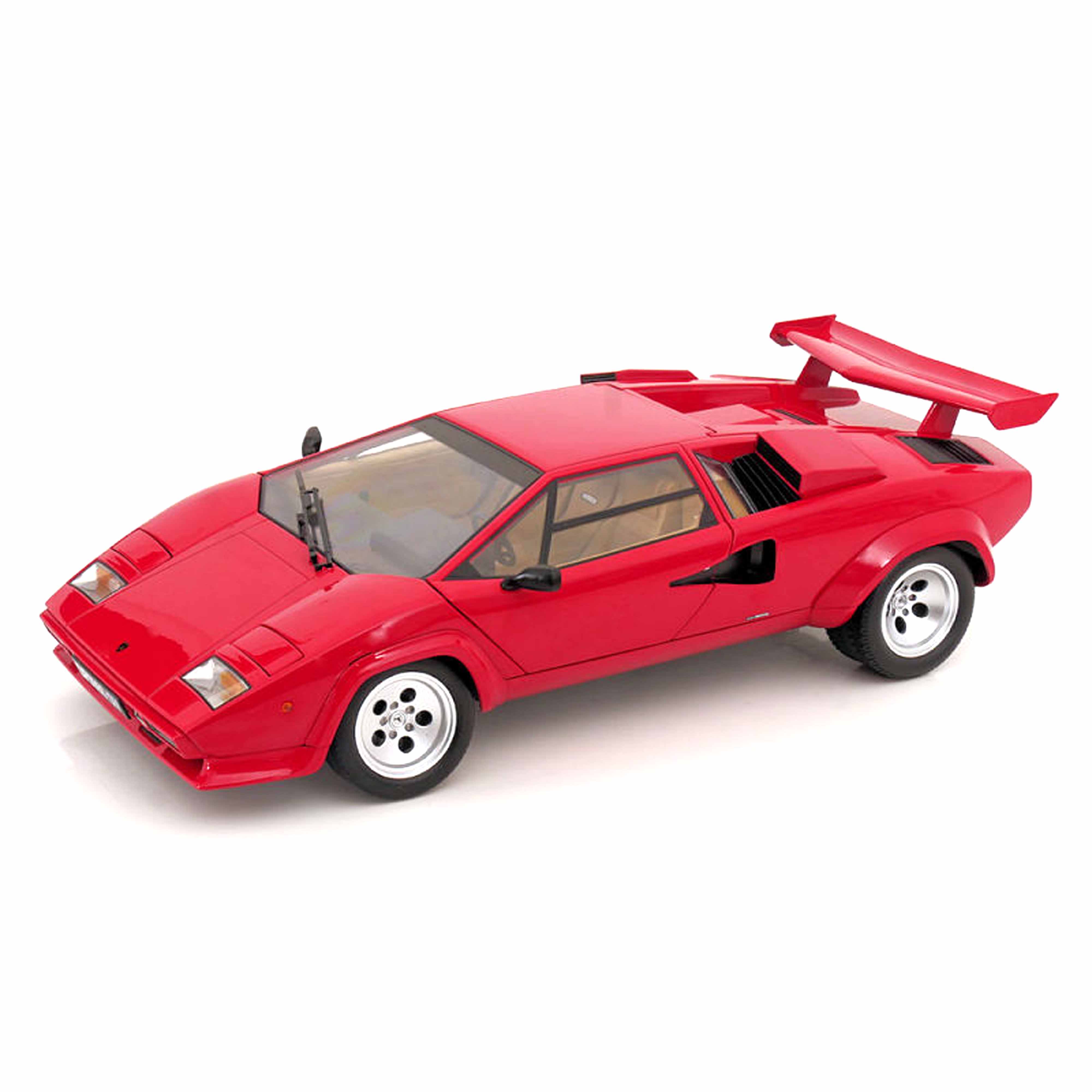Lamborghini Countach LP 5000S QV 1985 Rouge 1/12
