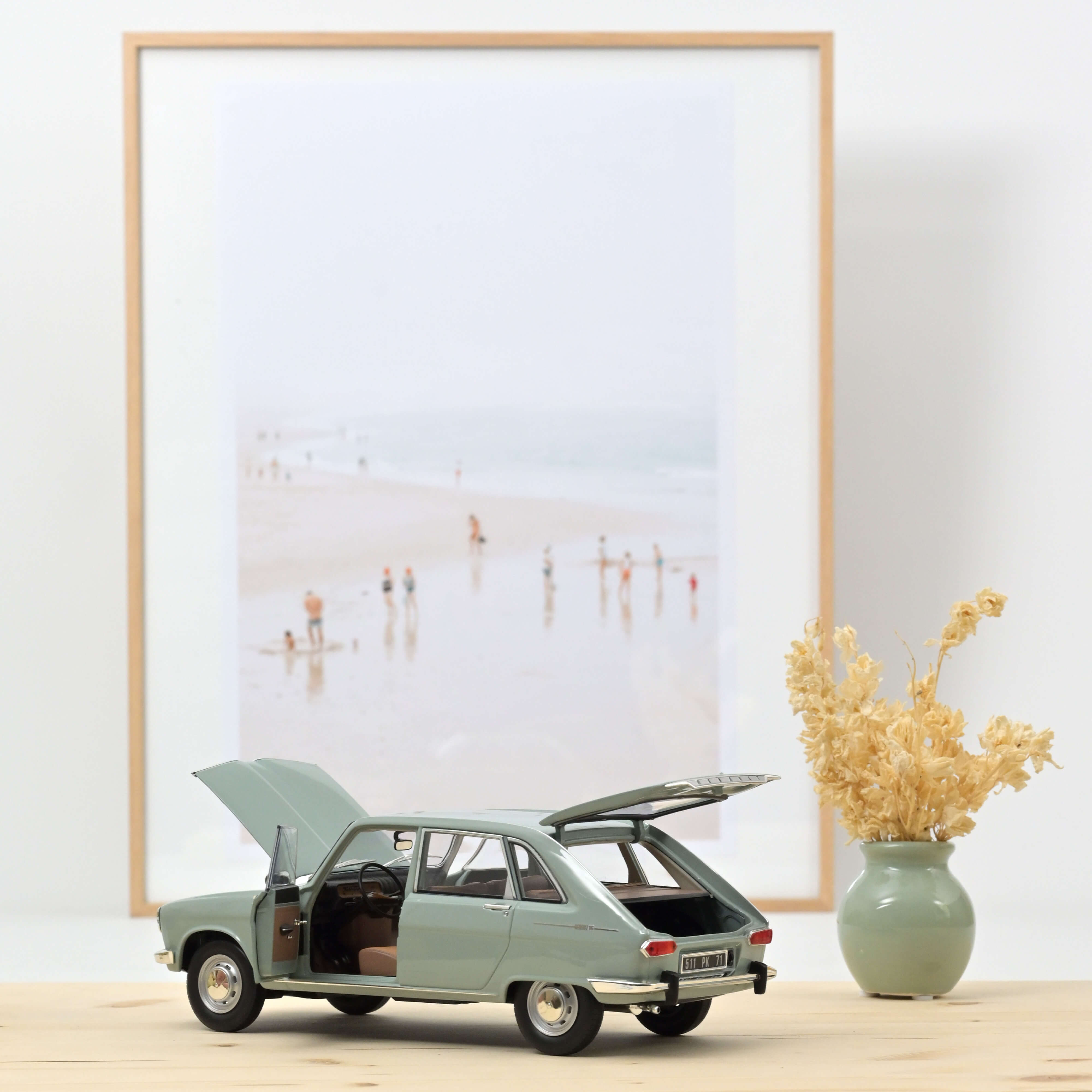 Renault 16 1968 Light Blue 1:18