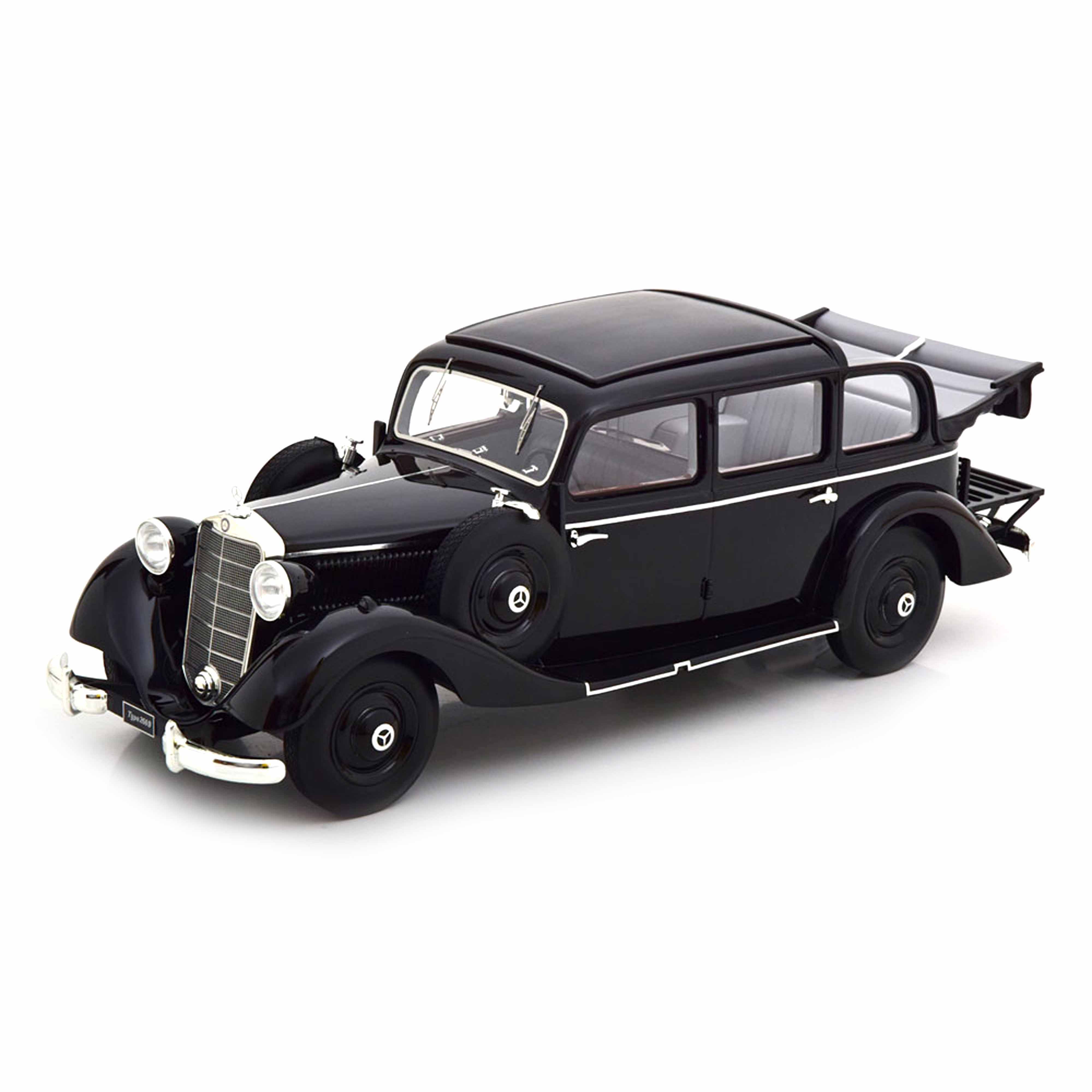 Mercedes 260D Pullman half open 1936 Black 1:18