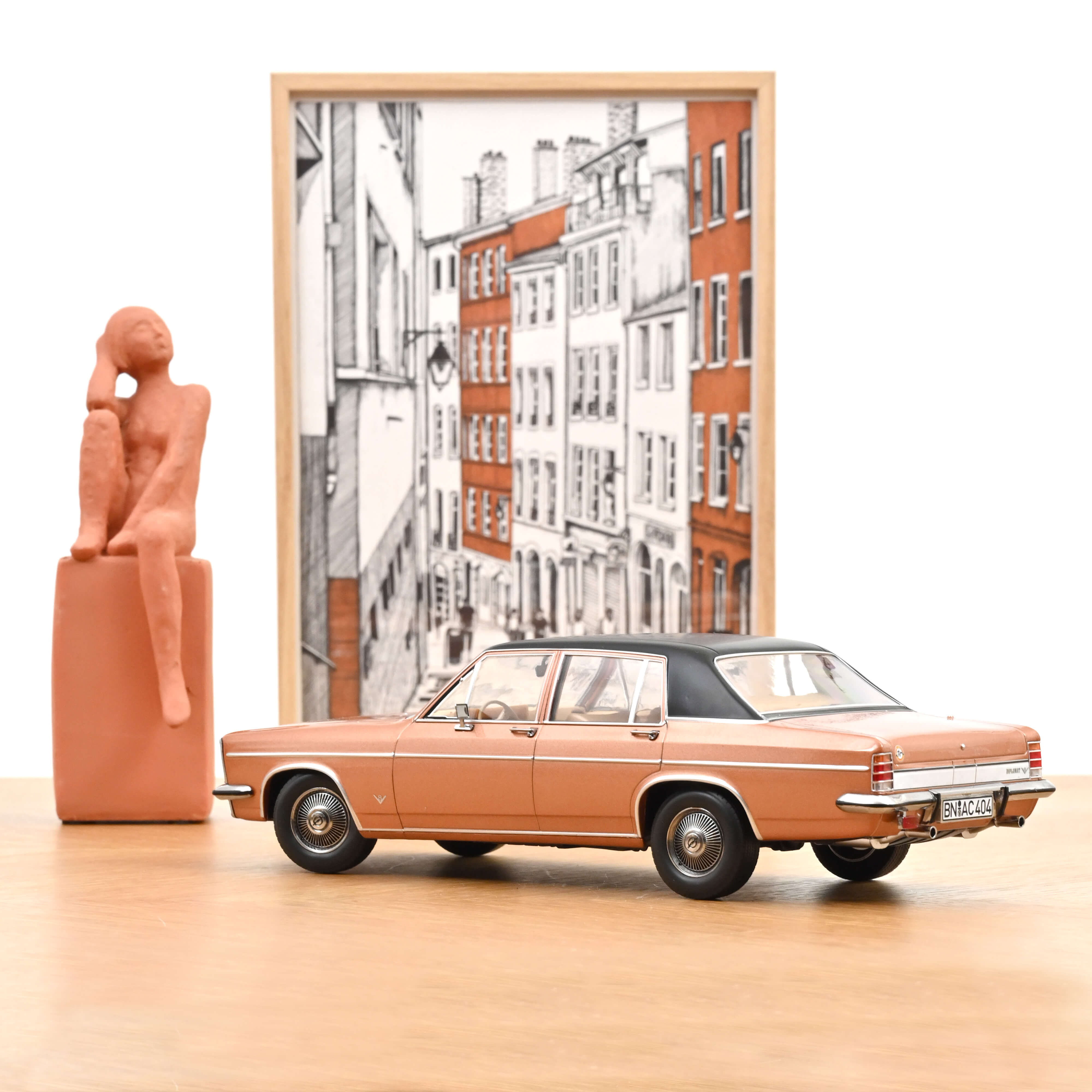 Opel Diplomat V8 1969 Copper Red 1:18