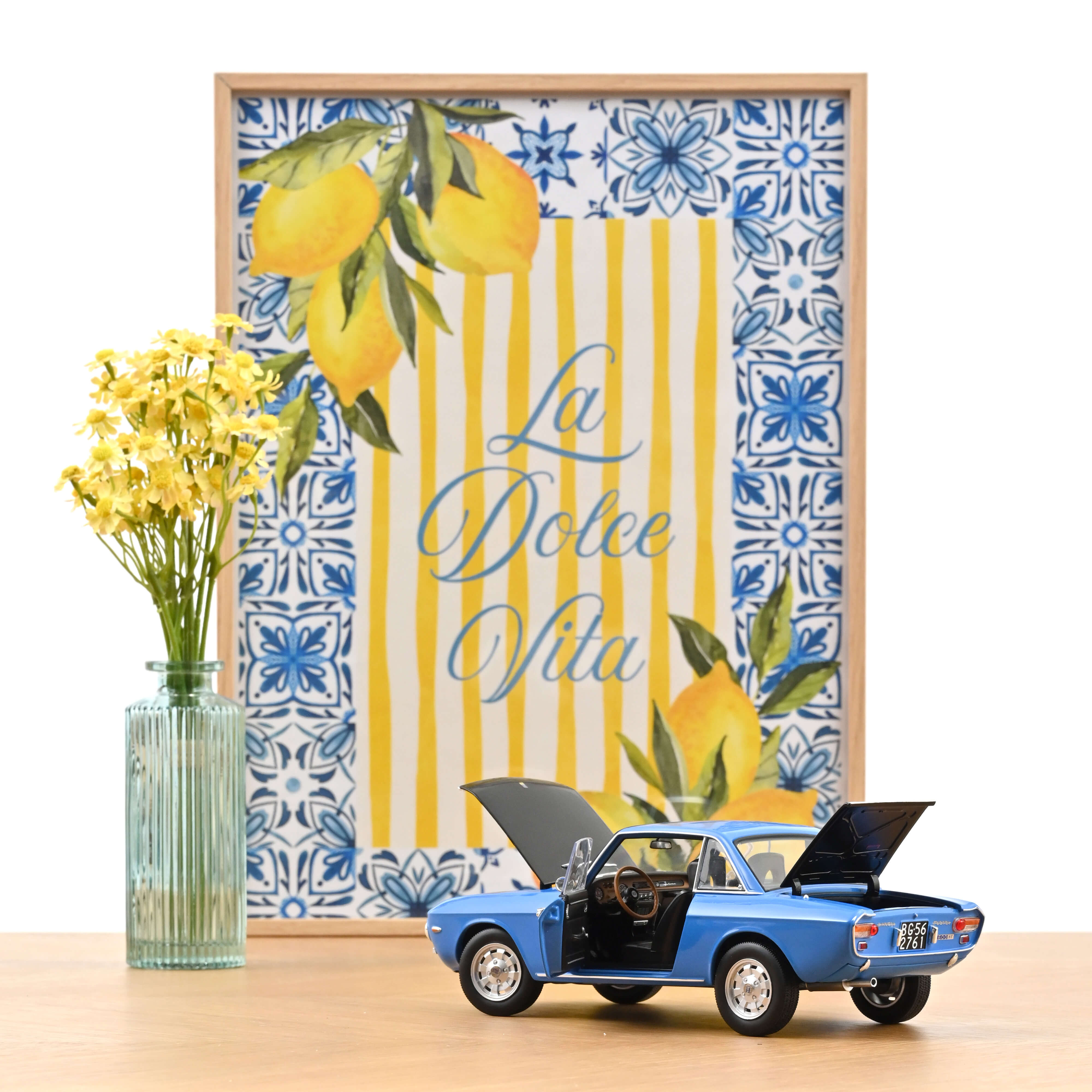 Lancia Fulvia 1600 HF 1971 Medium Blue 1:18 - 200pcs