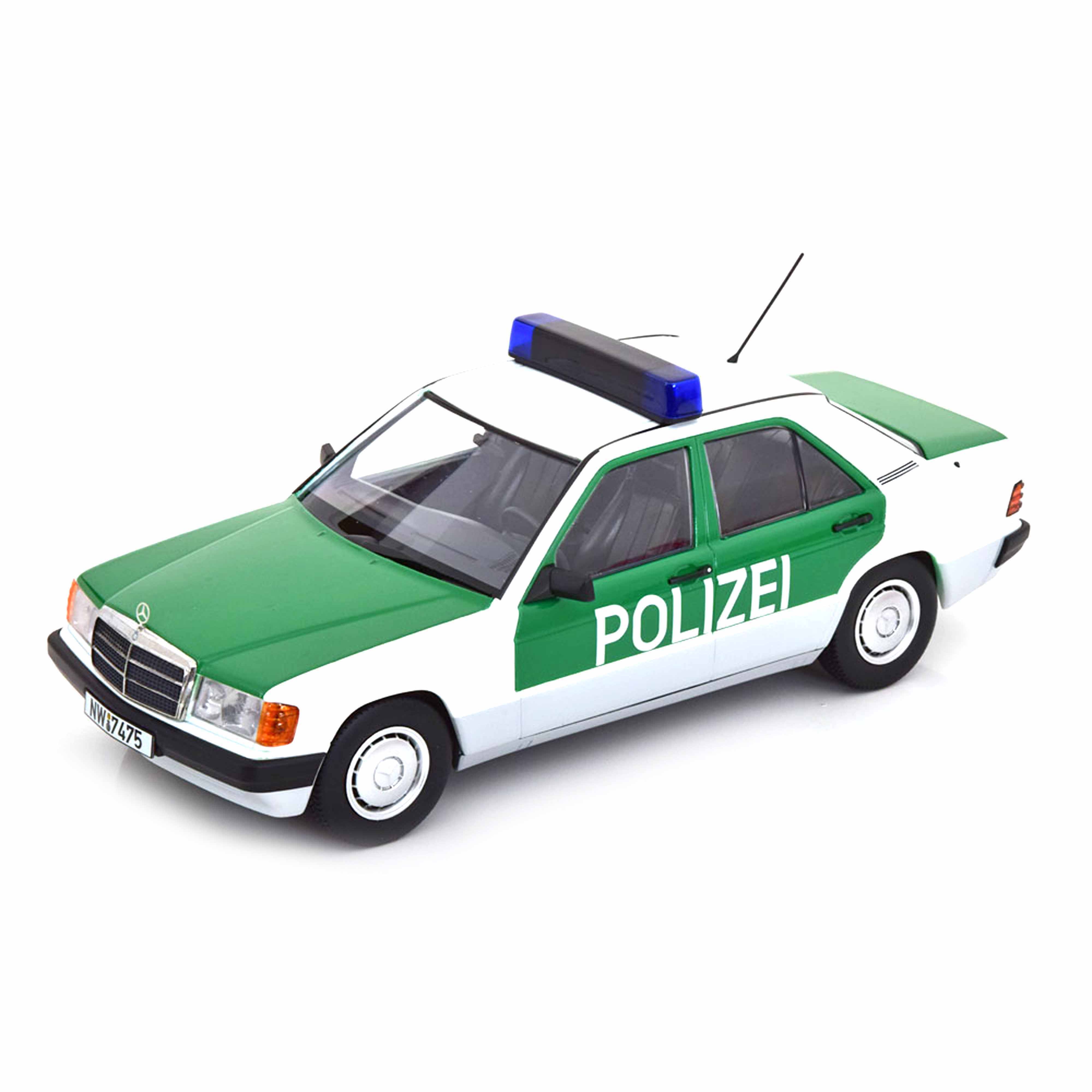 Mercedes 190E W201 1993 Polizei 1:18