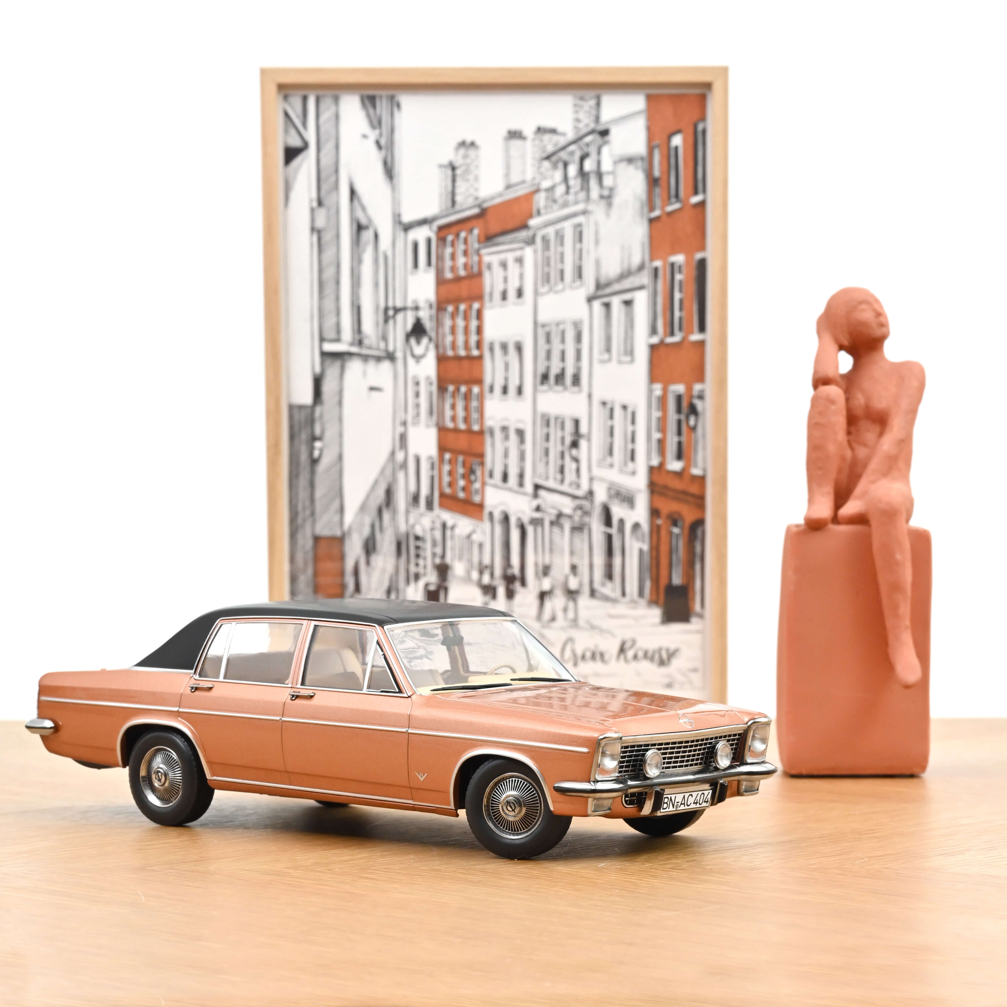 Opel Diplomat V8 1969 Copper Red 1:18