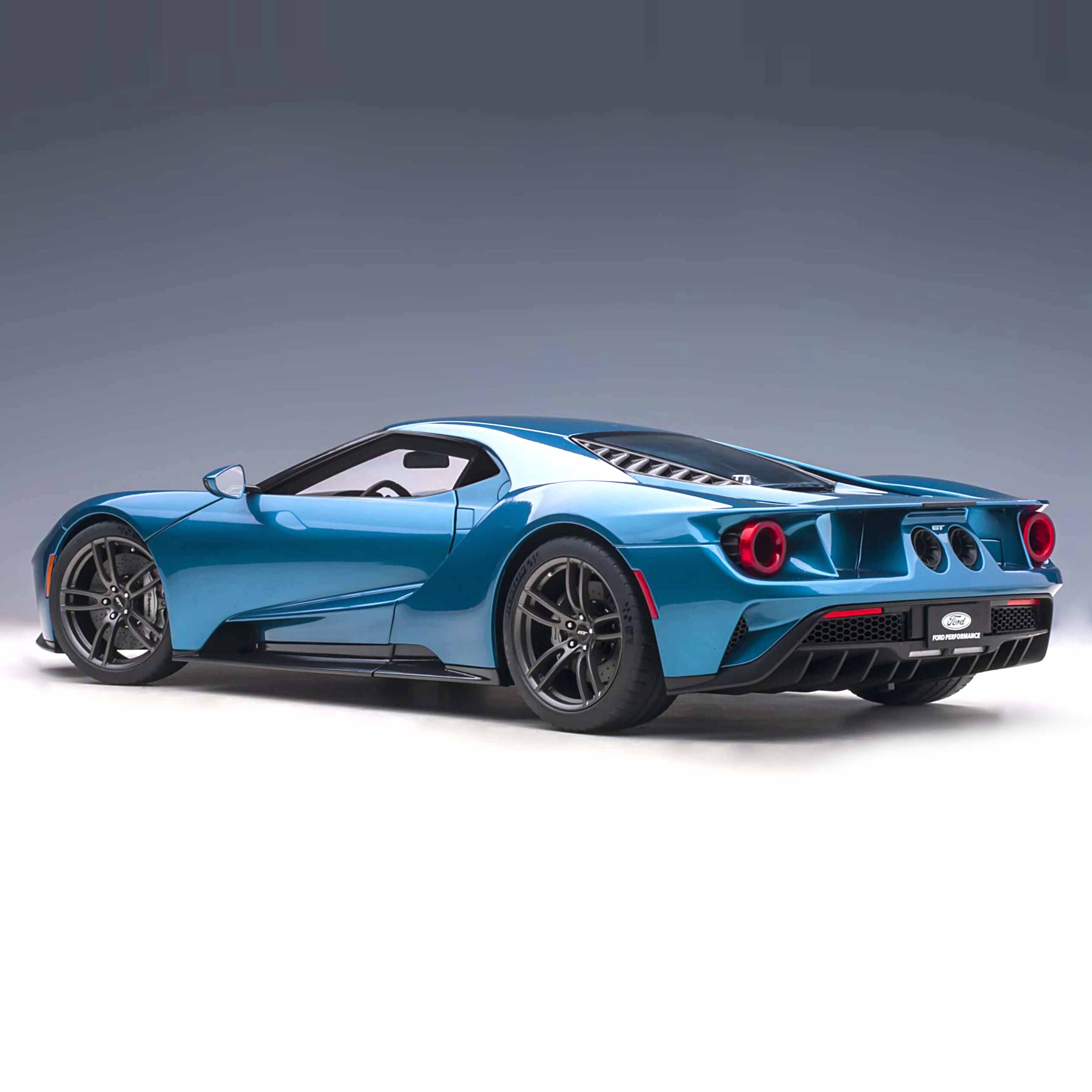 Ford GT 2017 Liquid Blue 1:12