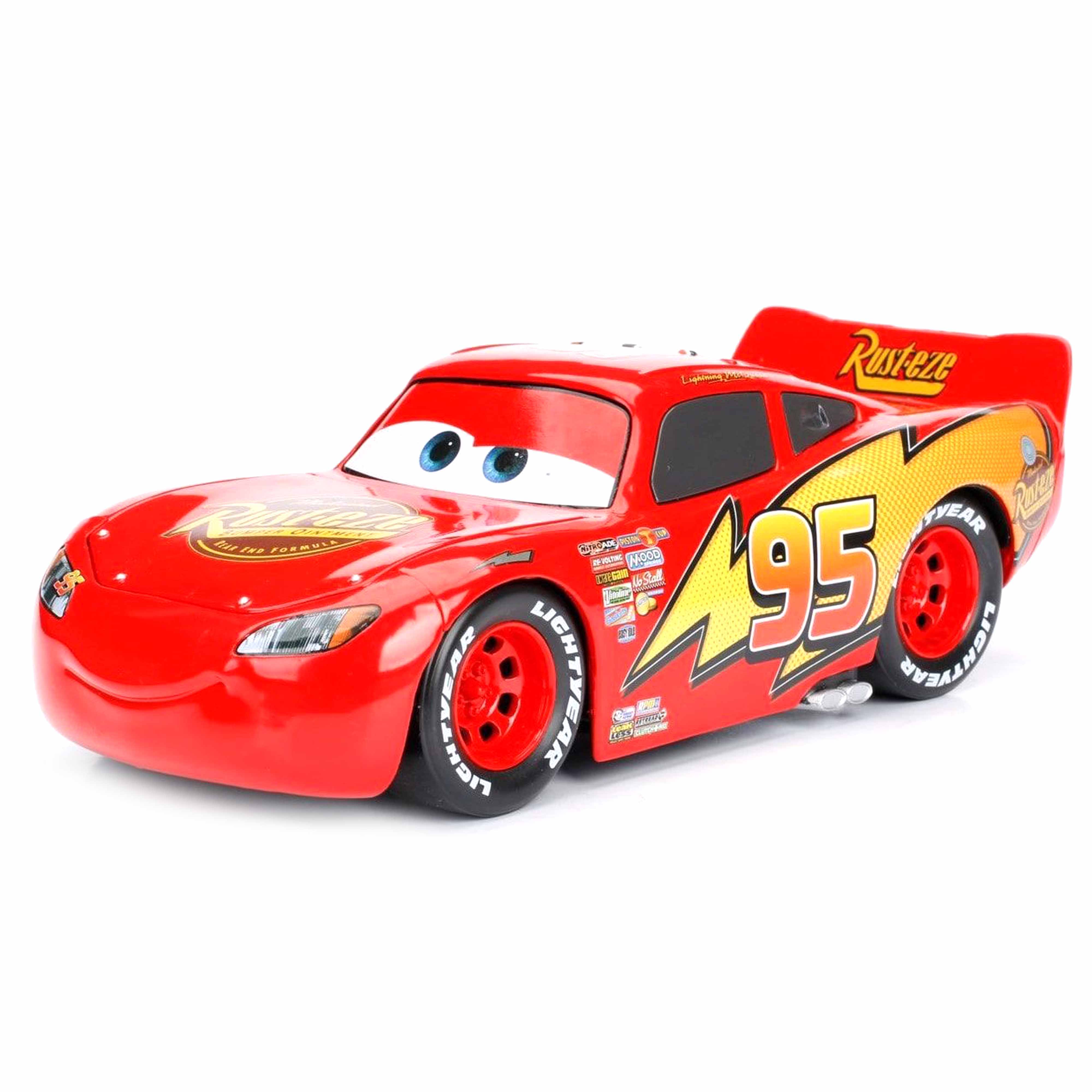 Flash McQueen Cars Red Hollywood Rides 1:24