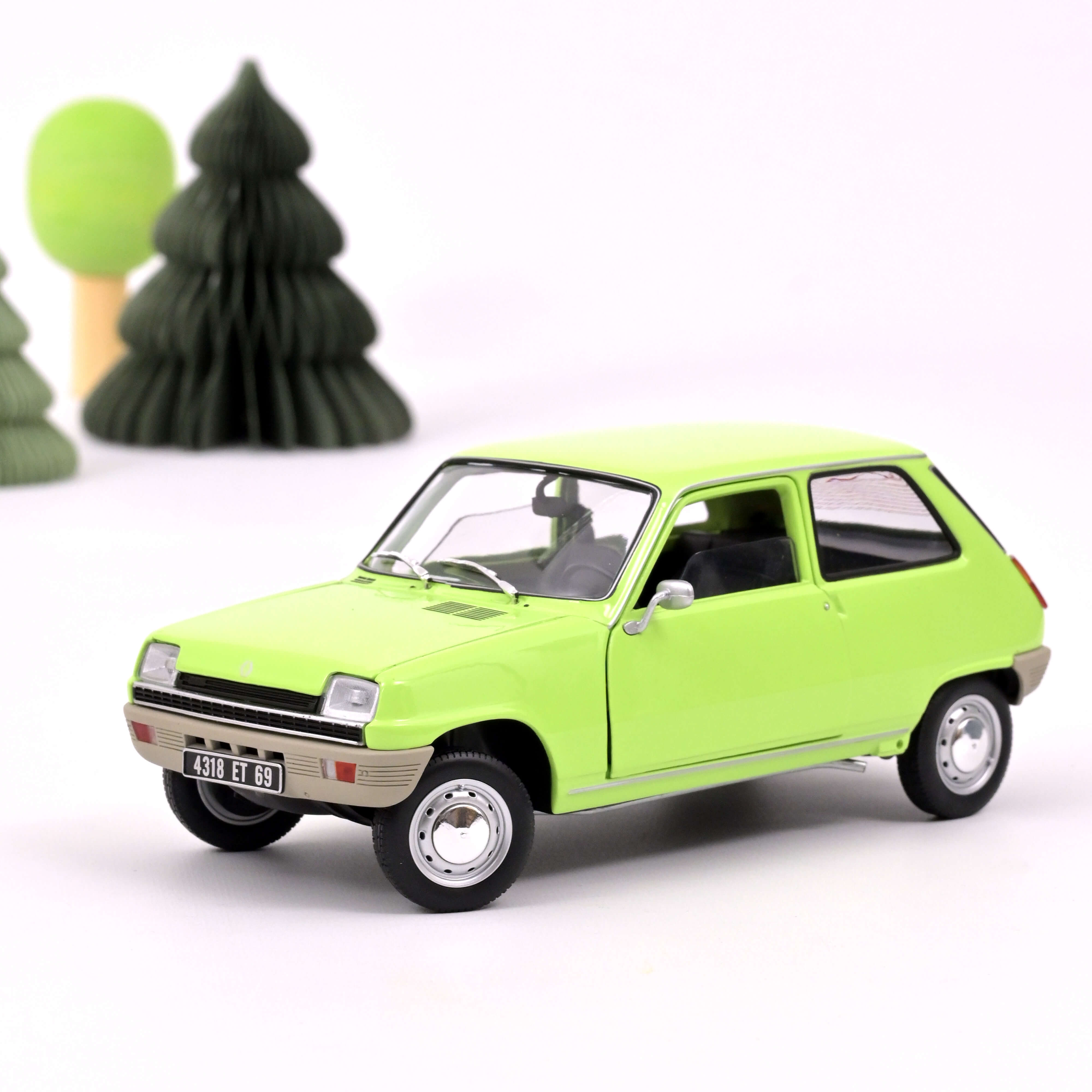 Renault 5 1972 Light Green 1:18