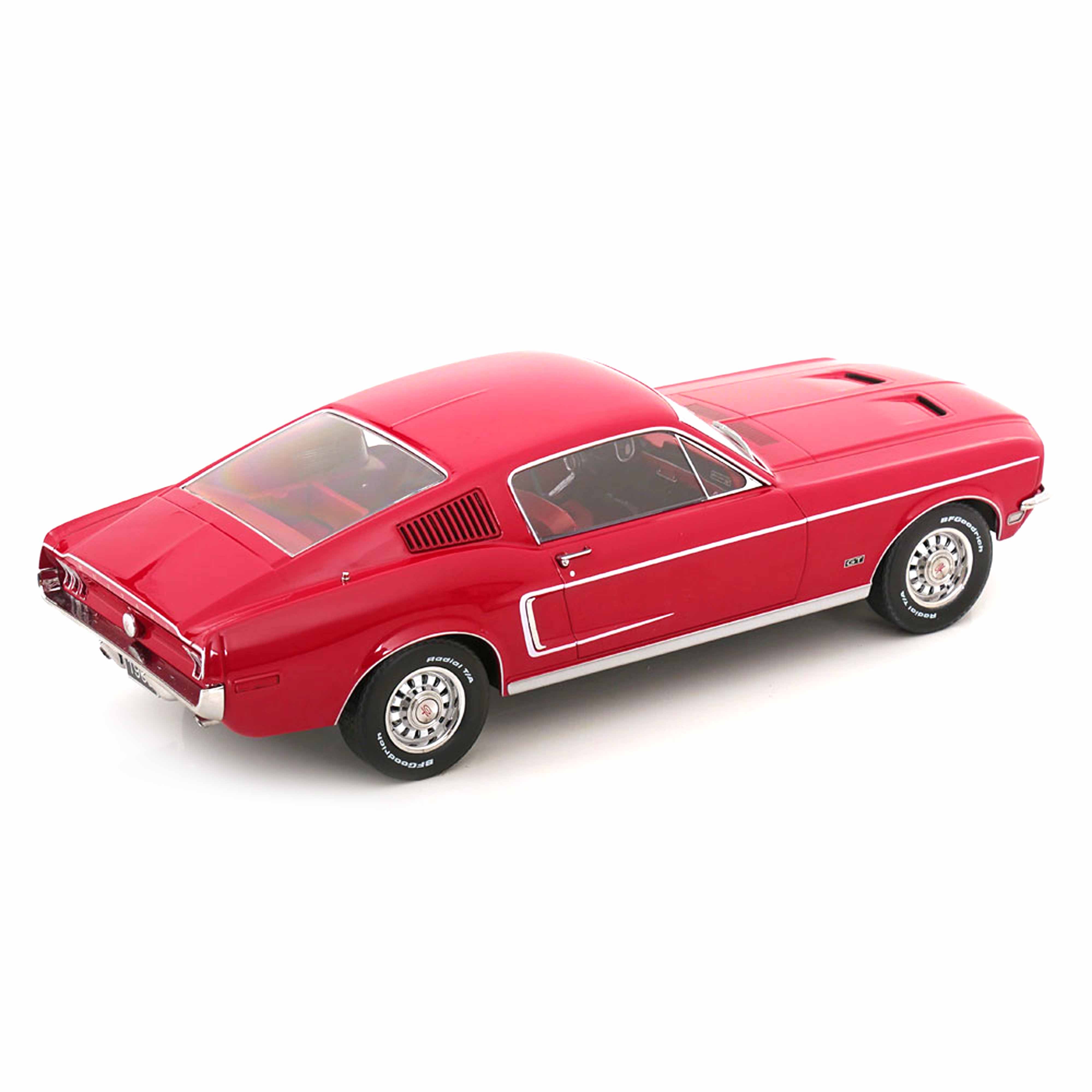 Ford Mustang Fastback GT 1968 Rouge 1/18