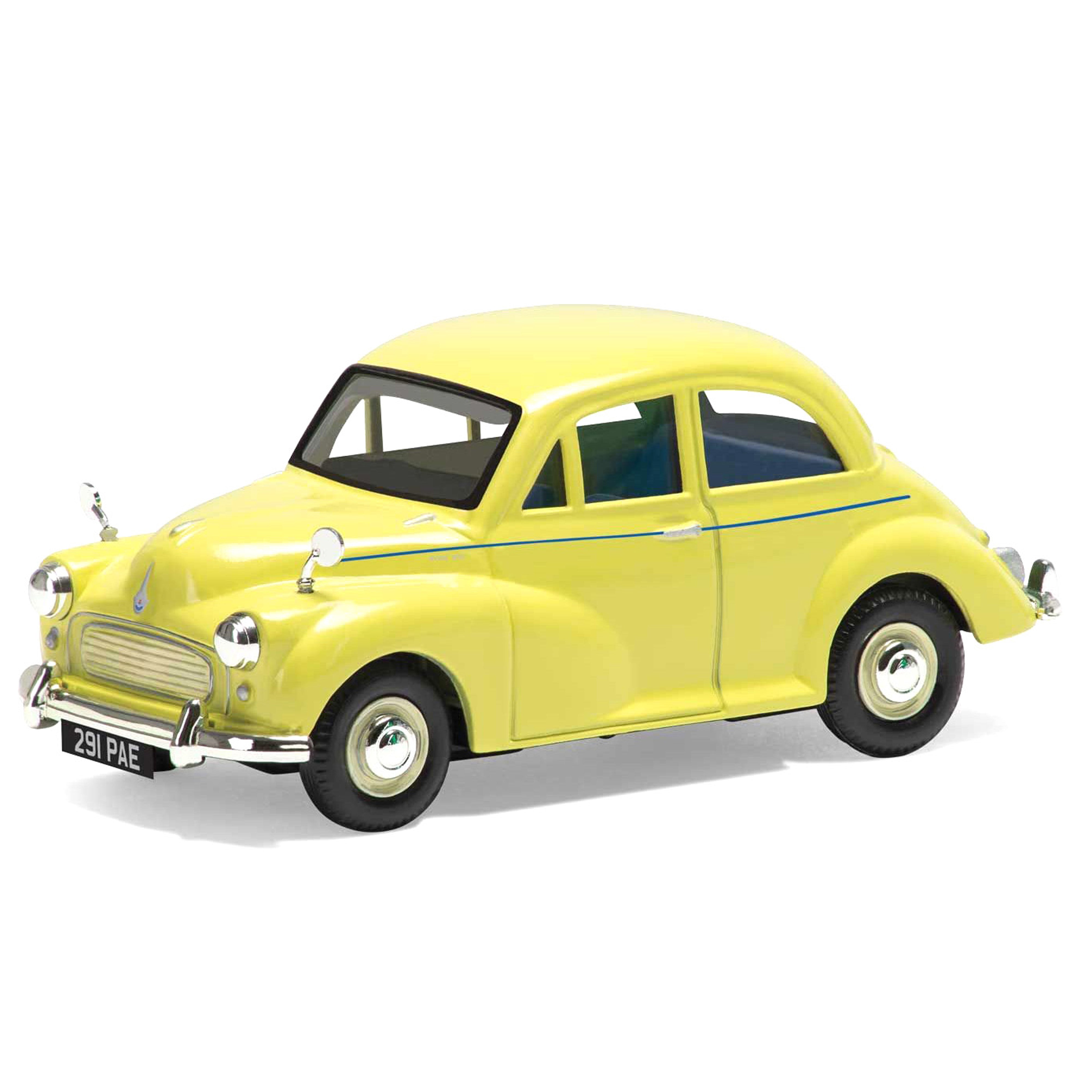 Morris Minor 1000 Highway Yellow Corgi 60th model 1:43