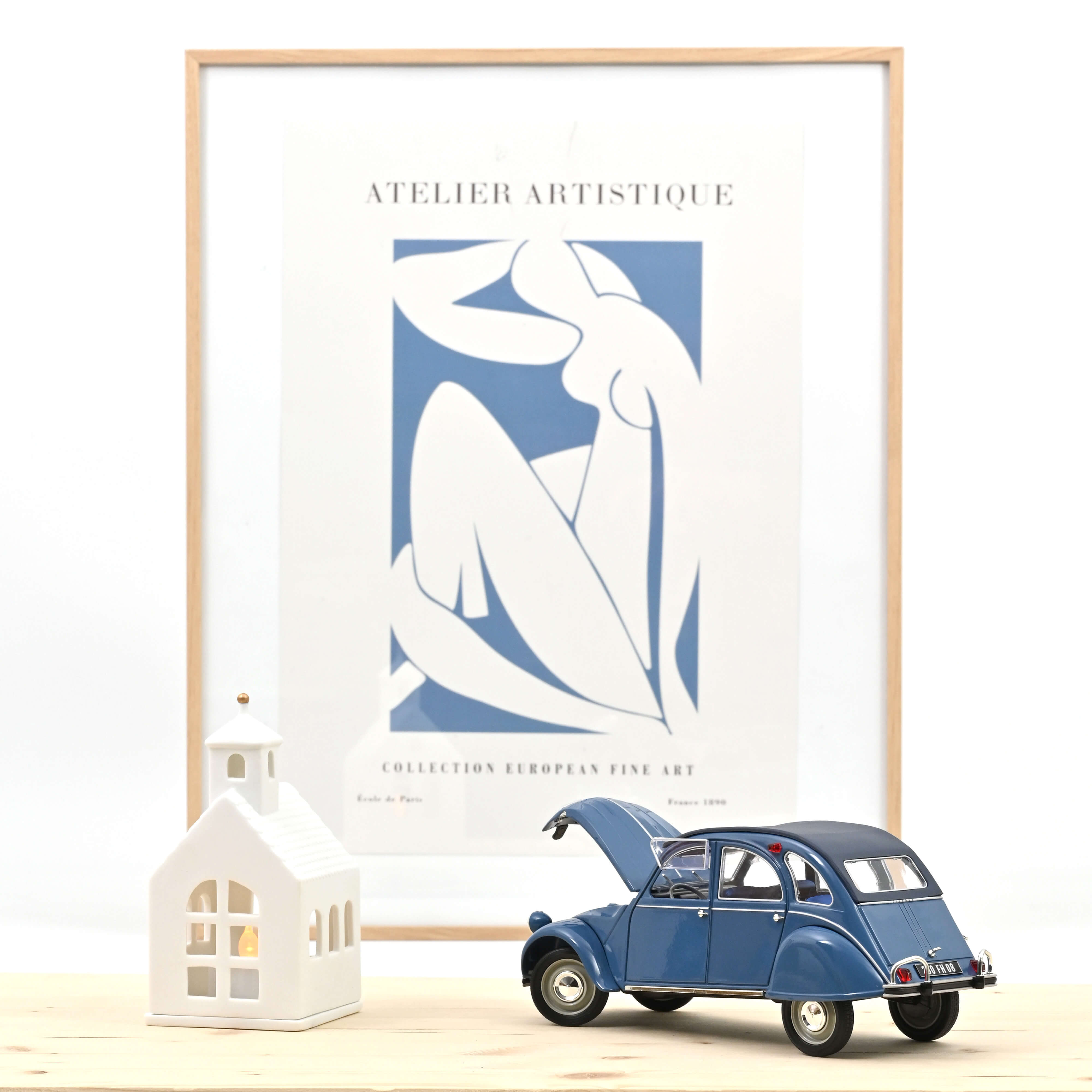 Citroën 2CV AZAM 1966 Cyclades Blue 1:17 - 200pcs