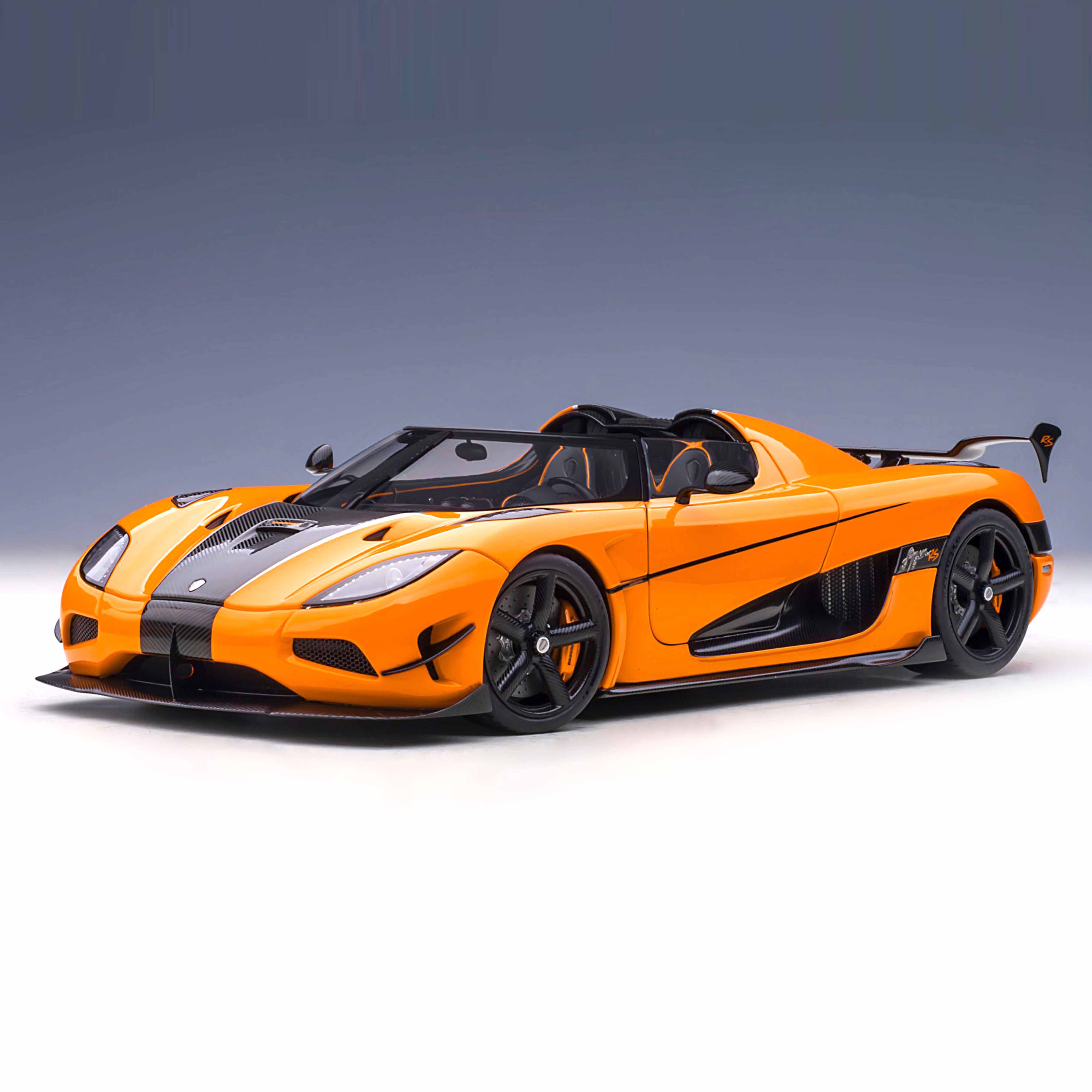 Koenigsegg Agera RS 2015 Orange/Black 1:18