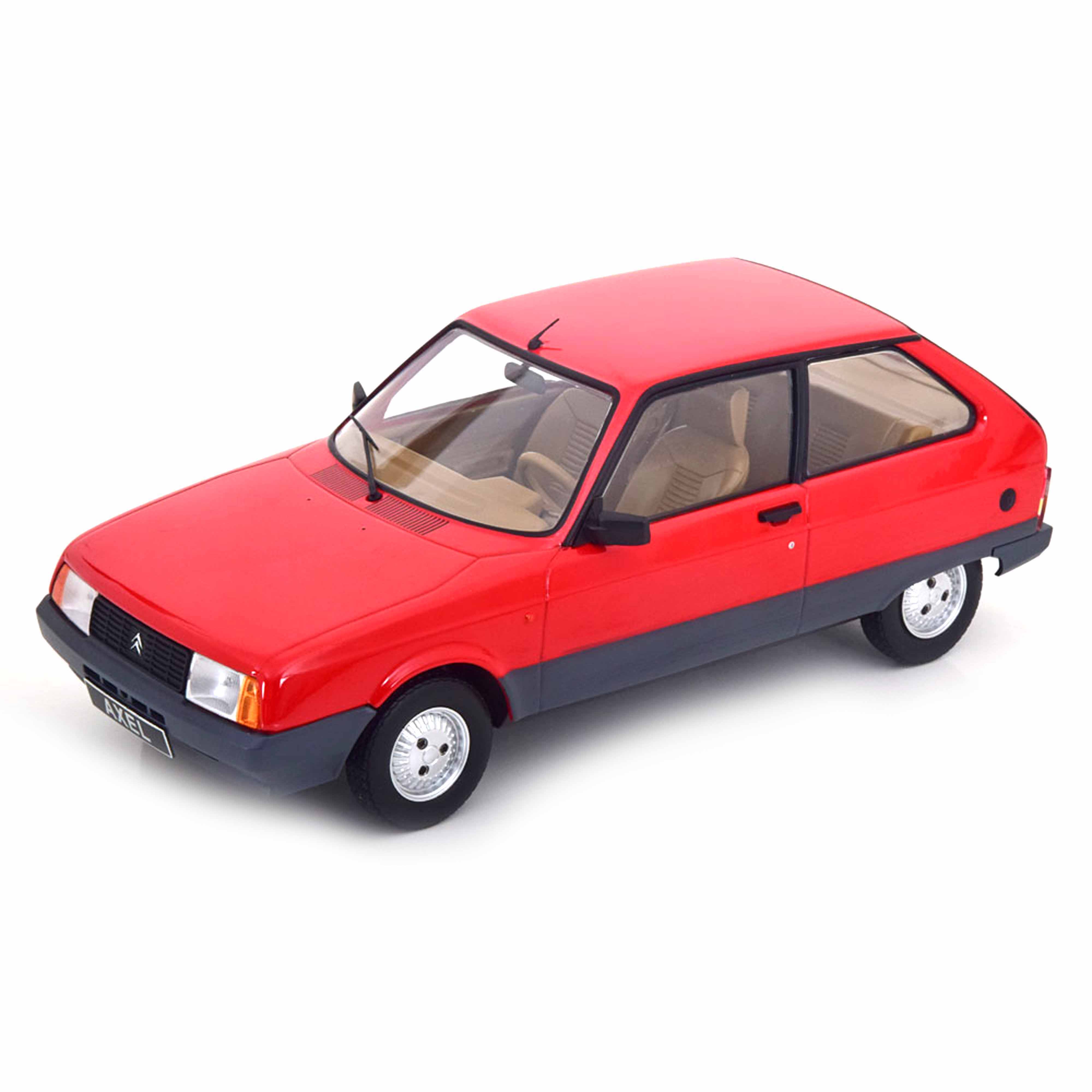 Citroën Axel 12 TRS 1990 Red 1:18