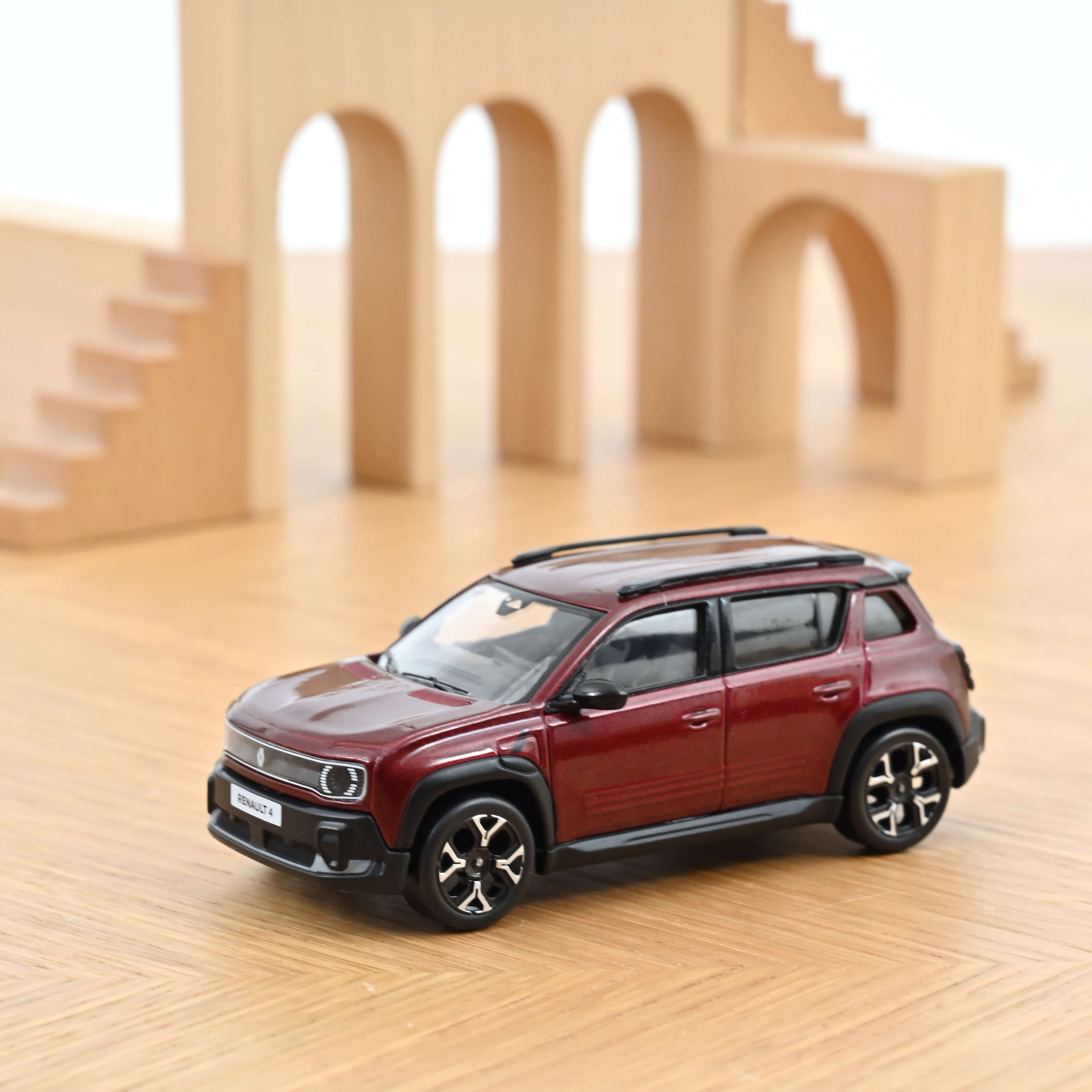 Renault 4 E-Tech Electric 2025 Carmin Red 1:43