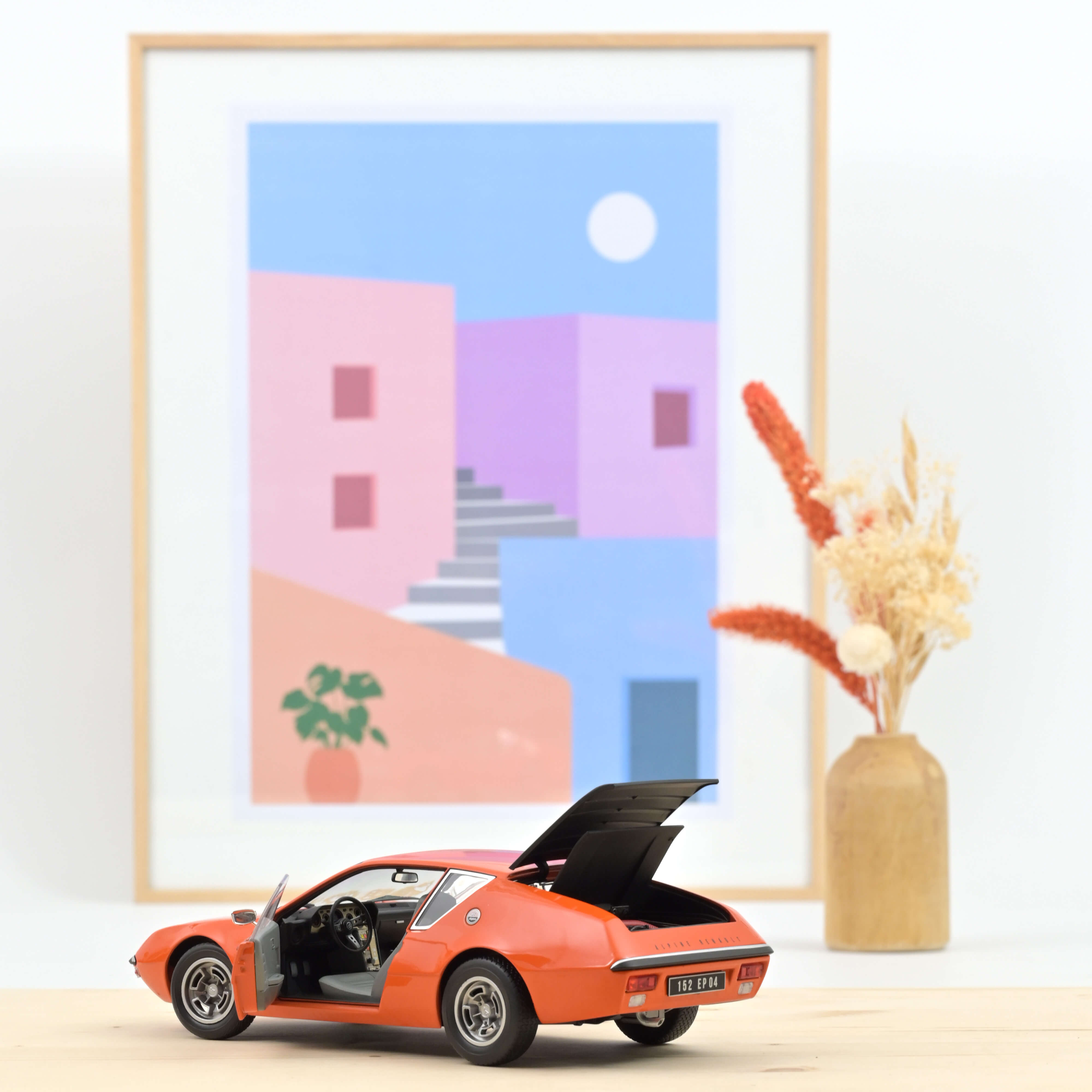 Alpine A310 1600 VF 1974 Acropolis Orange 1:18