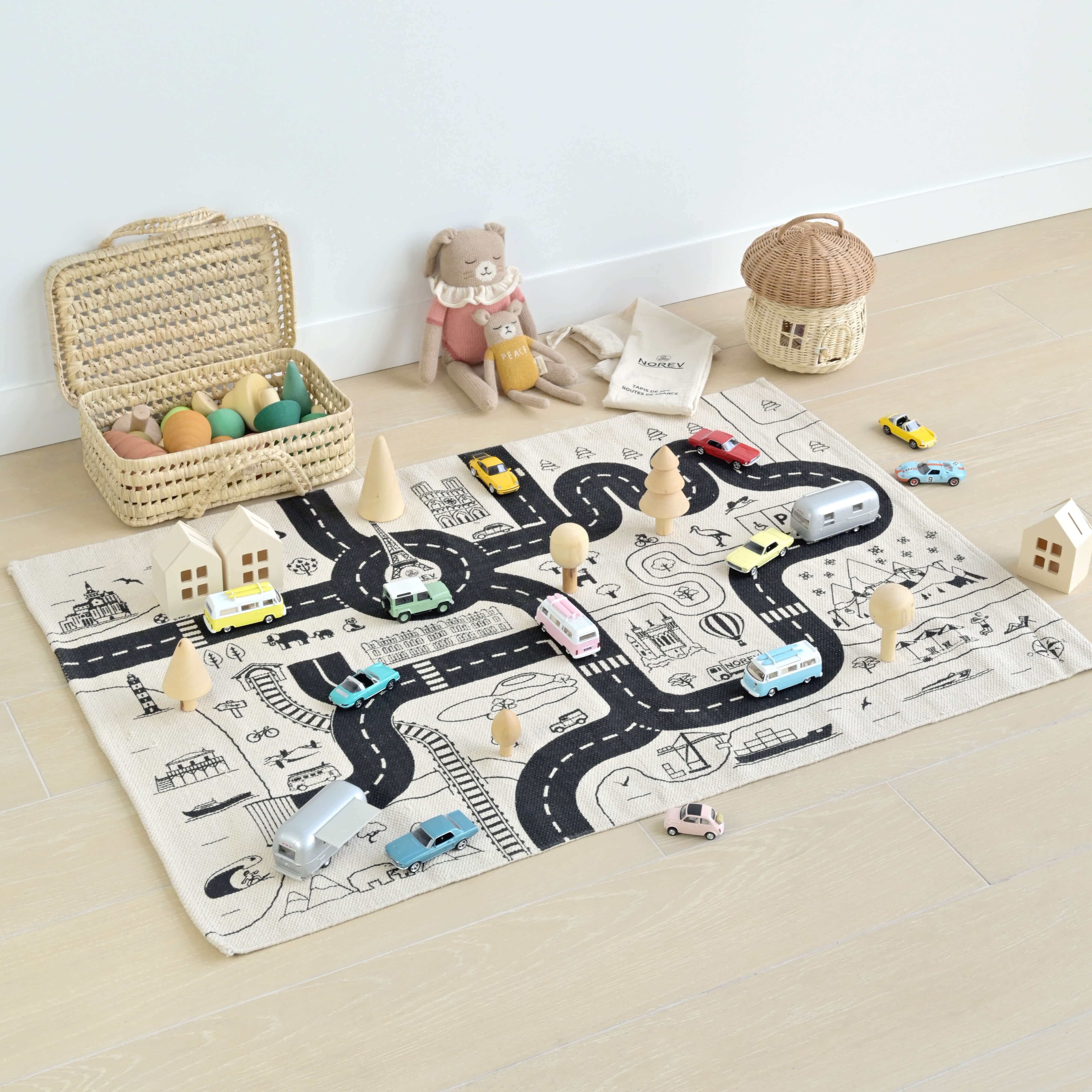 Roads of France playmat