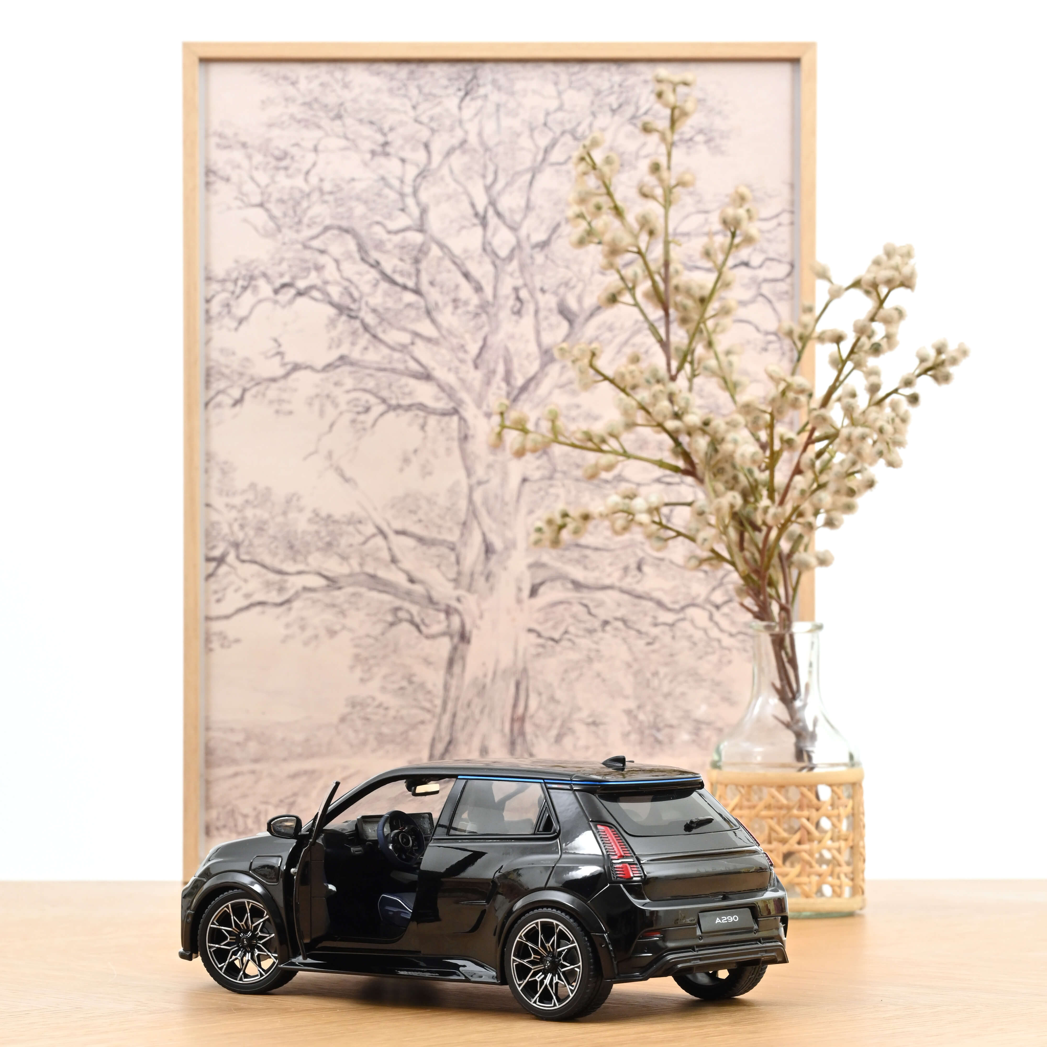 Alpine A290 GTS 2025 Deep Black 1:18 - 300pcs