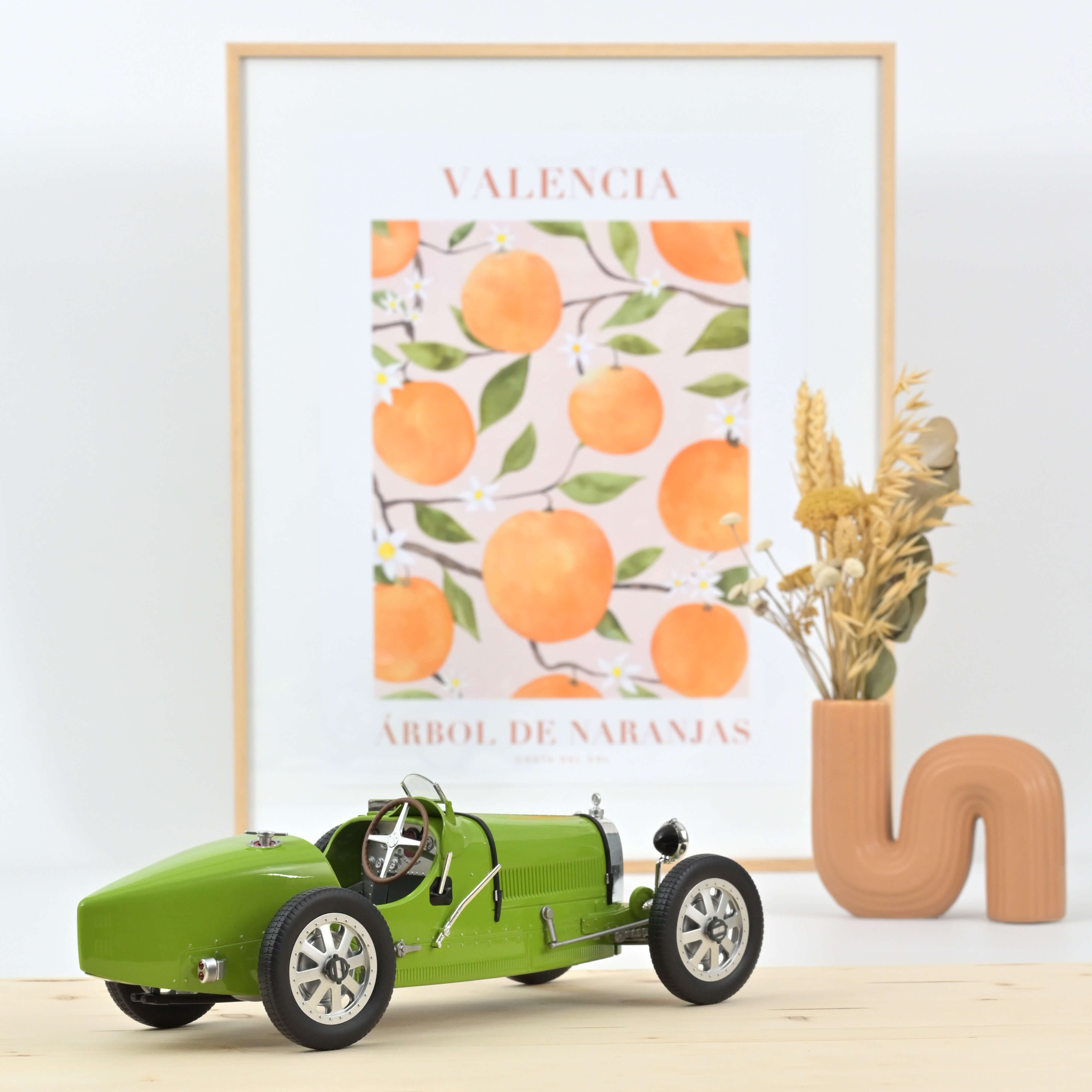 Bugatti T35 1925 Olive Green 1:12 - 100pcs