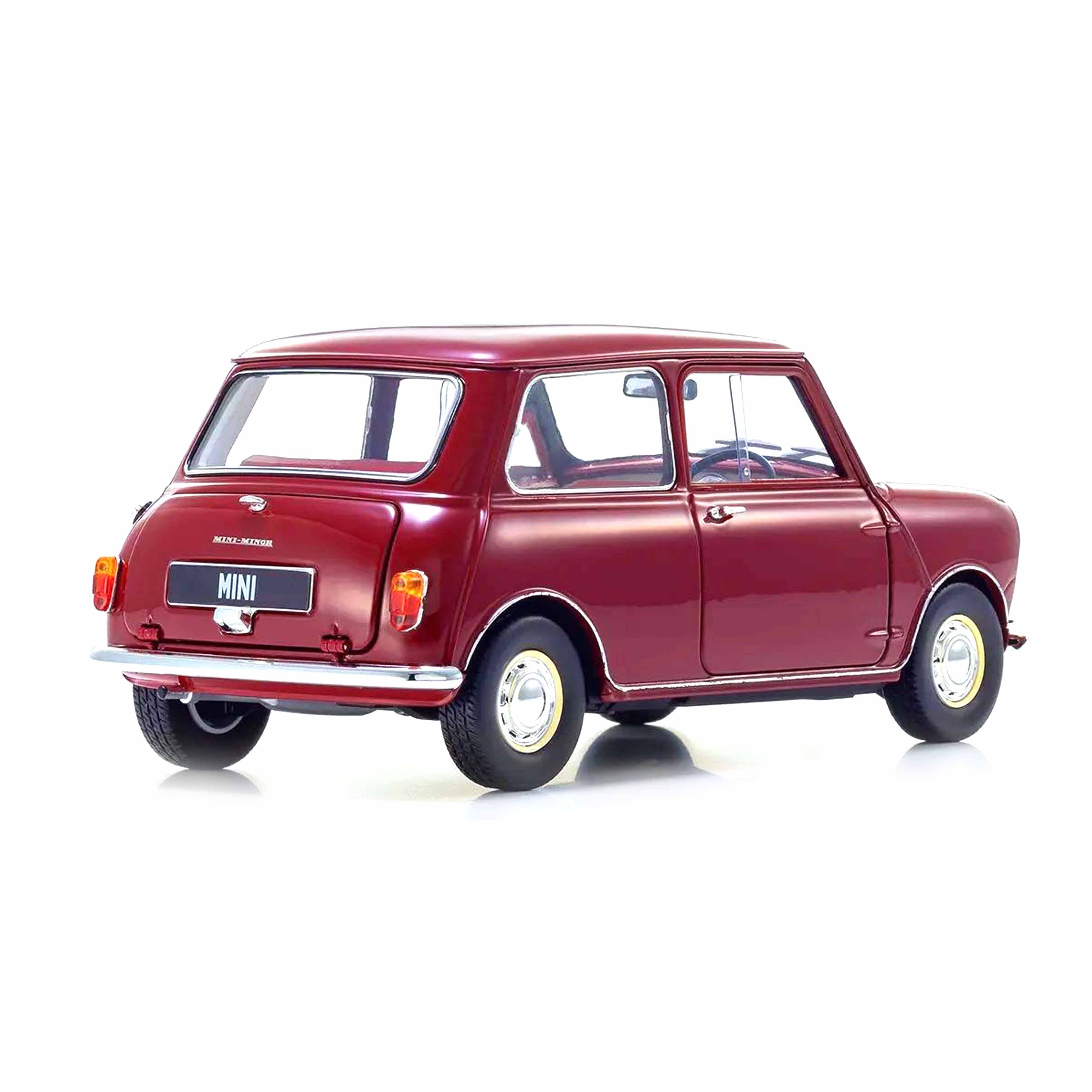 Morris Mini Mirror Cherry Red 1:18