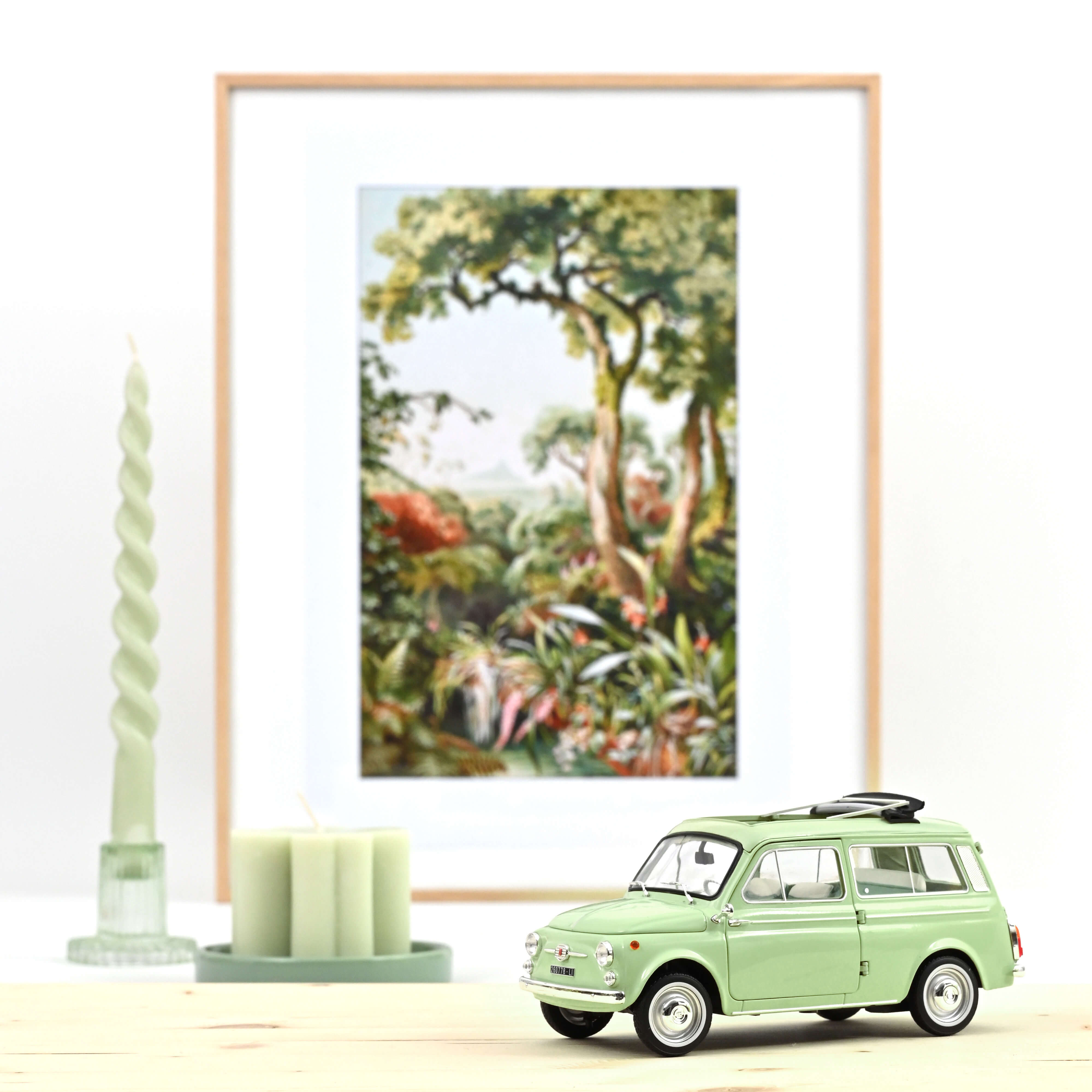 Fiat 500 Giardiniera 1963 Oasis Green 1:18 - 200pcs