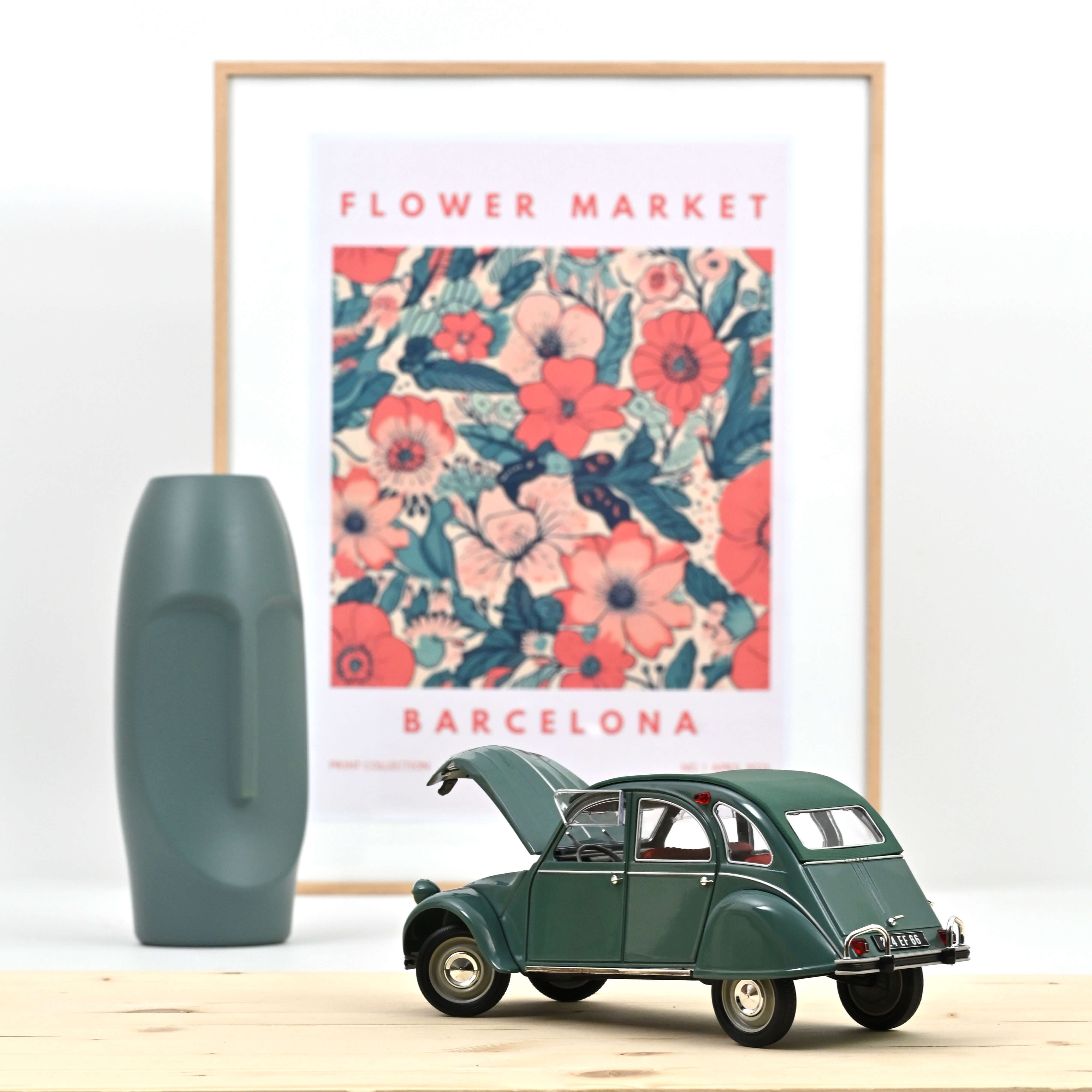 Citroën 2CV AZAM 1966 Agave Green 1:17 - 200pcs