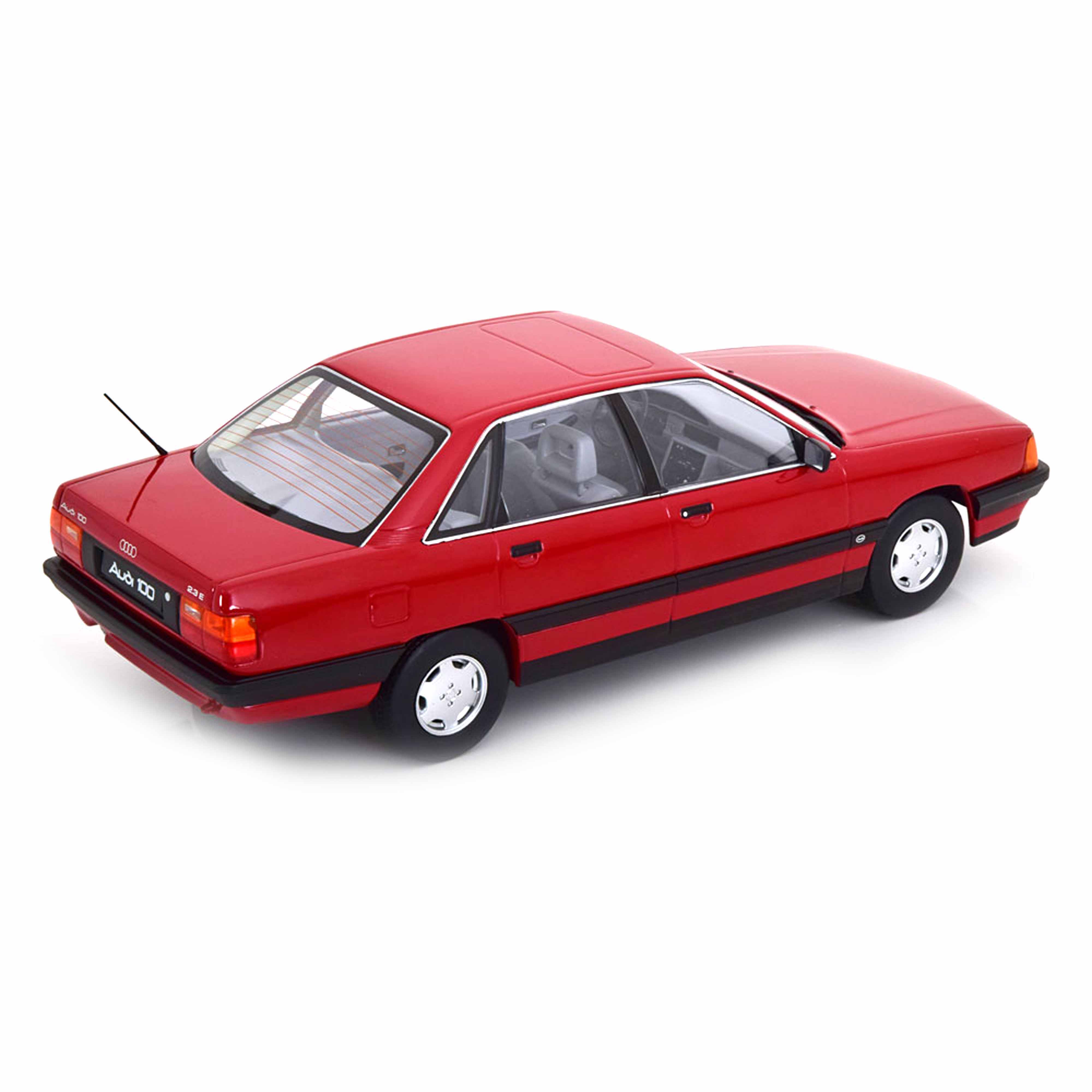 Audi 100 C3 1989 Red 1:18