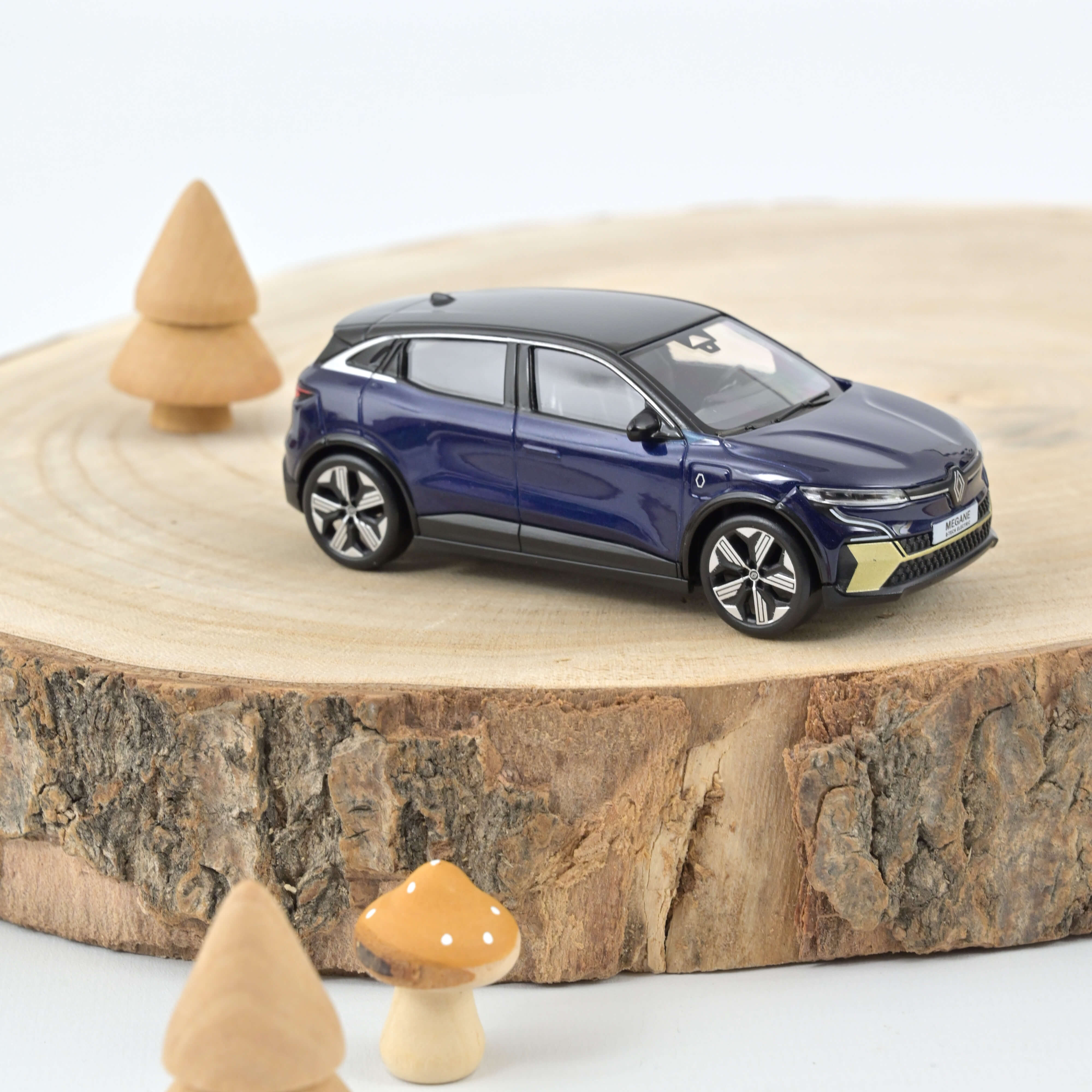 Renault Megane E-Tech 100% Electric 2022 Midnight Blue & Black 1:43