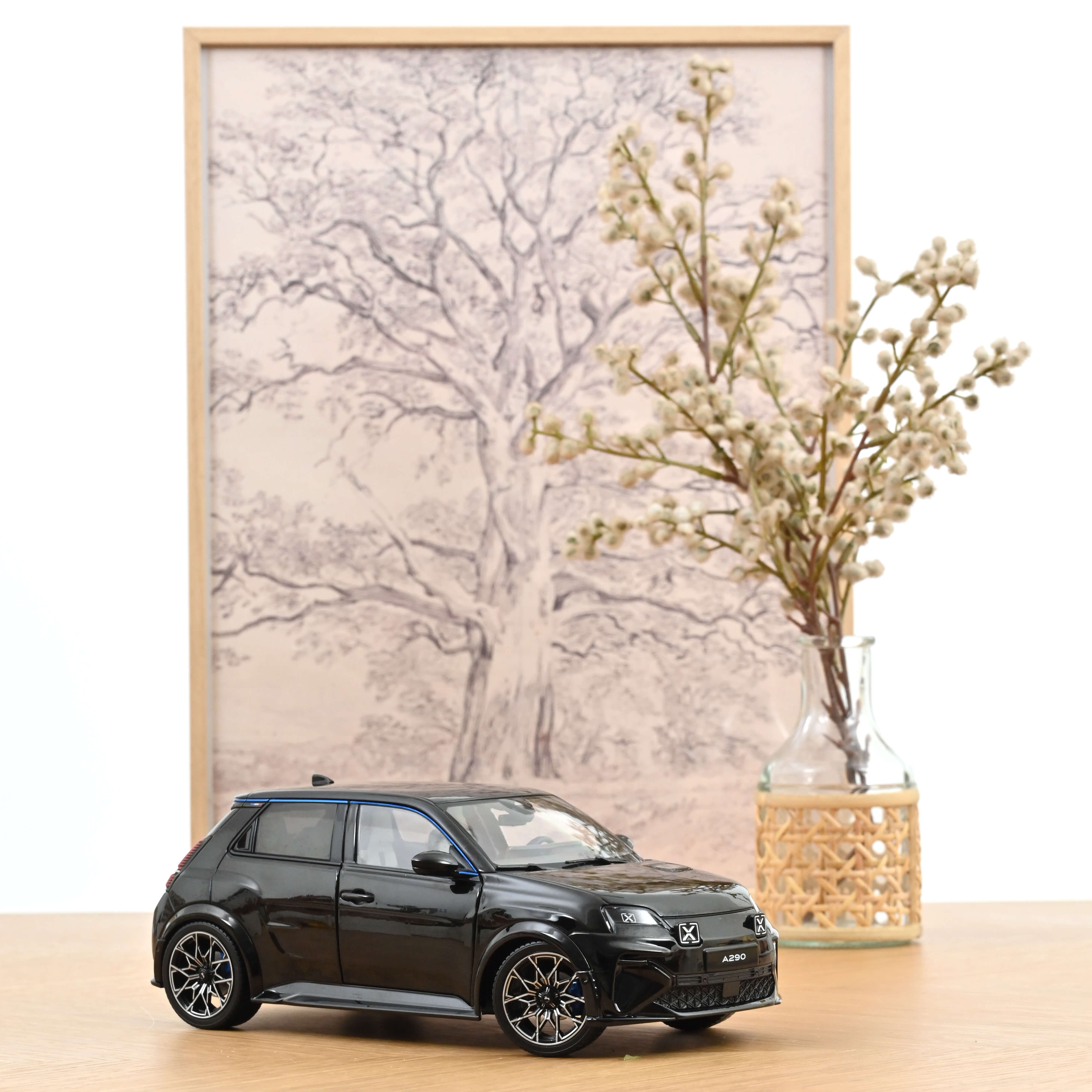 Alpine A290 GTS 2025 Deep Black 1:18 - 300pcs