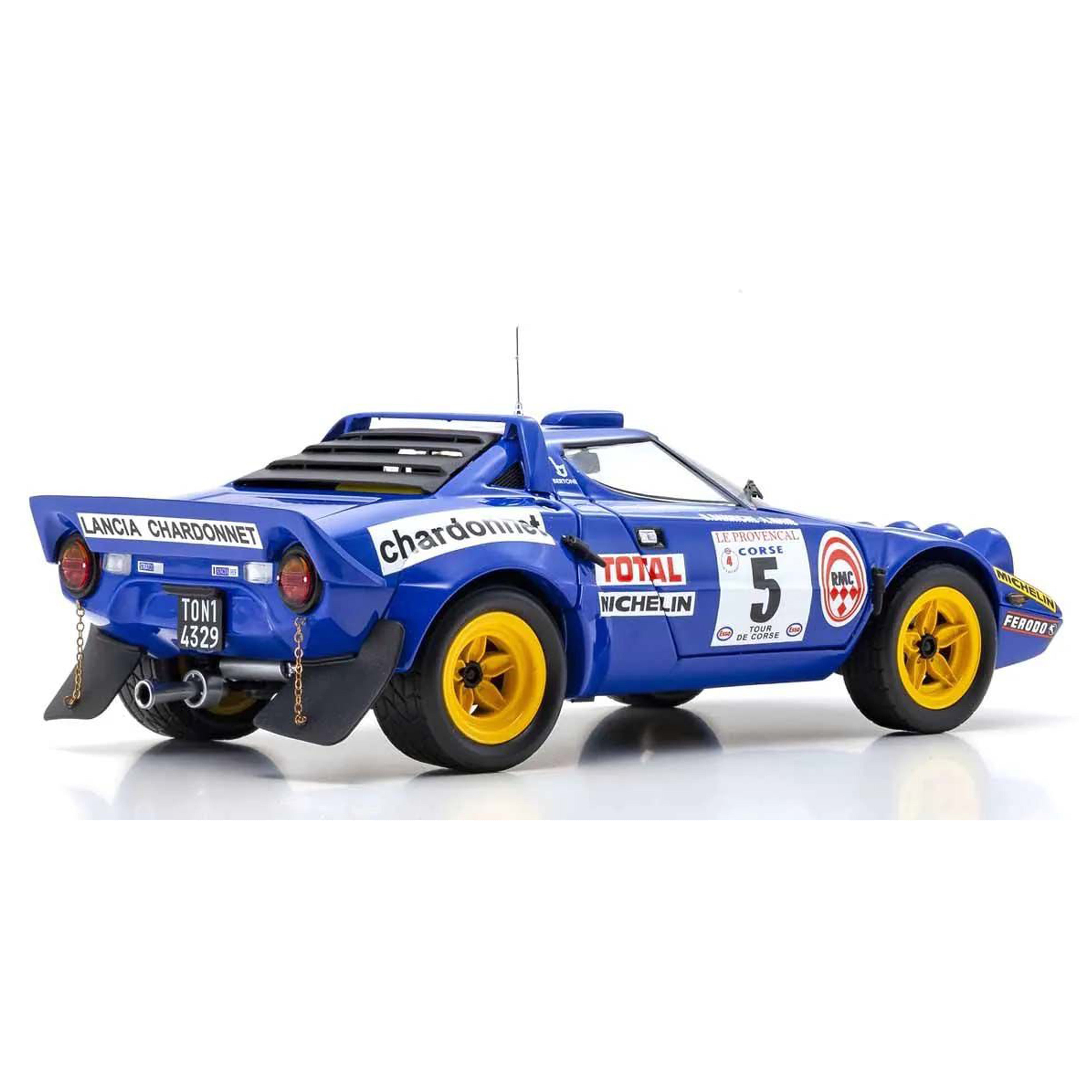 Lancia Stratos HF 1976 Tour de Corse Bleu (N°5) 1/18