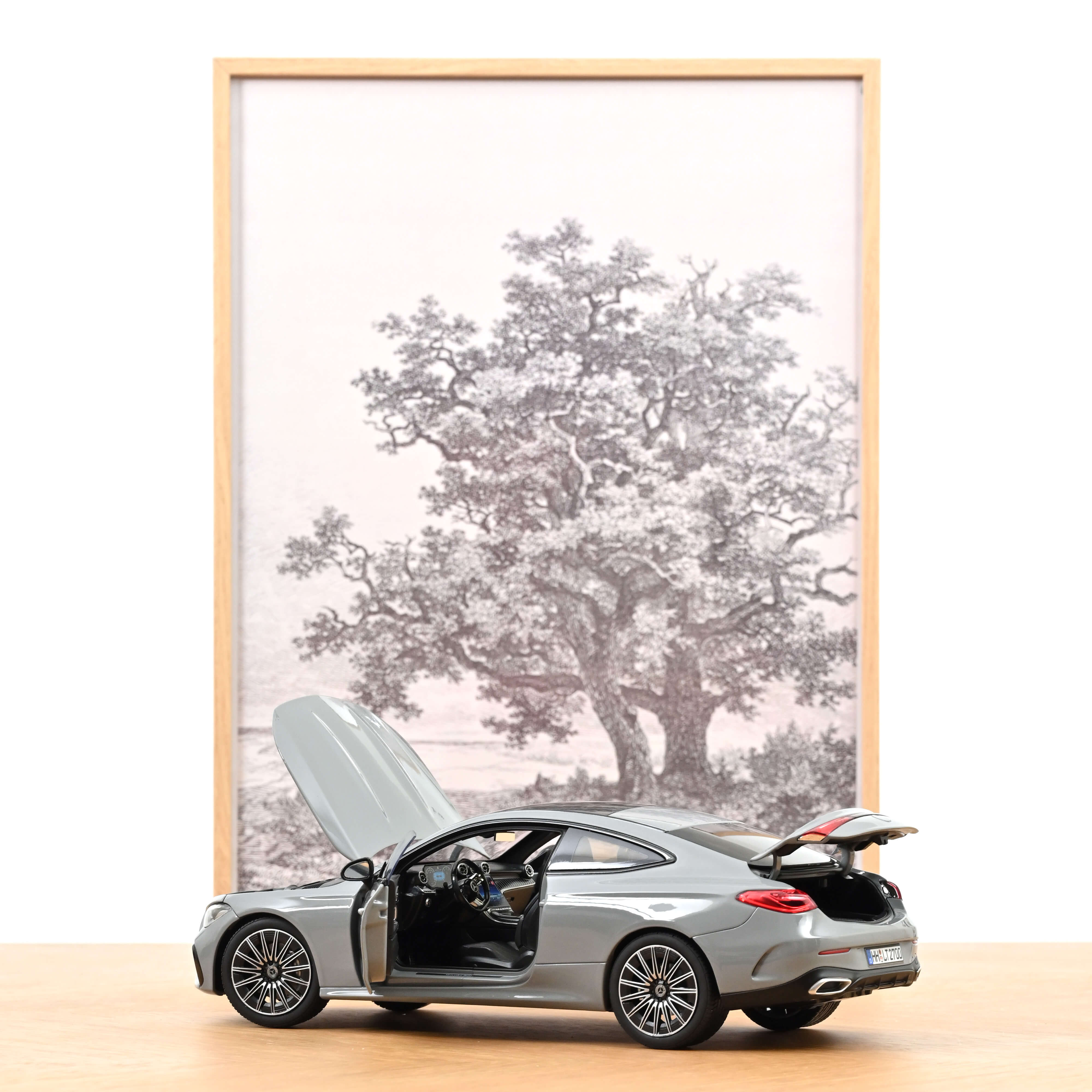 Mercedes-Benz CLE Coupé 2024 Alpine Grey 1:18 - 200pcs