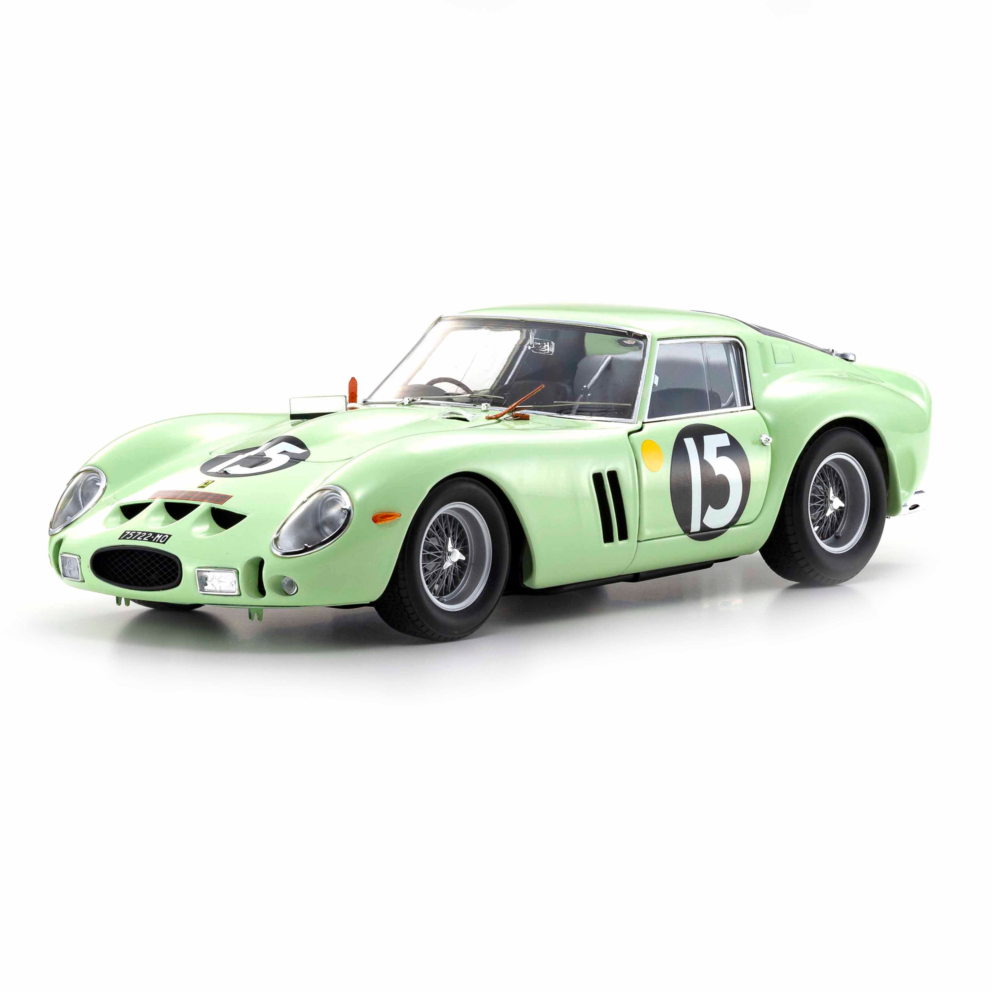 Ferrari 250 GTO 1962 Goodwood Tourist Trophy Light Green n°15 1:18