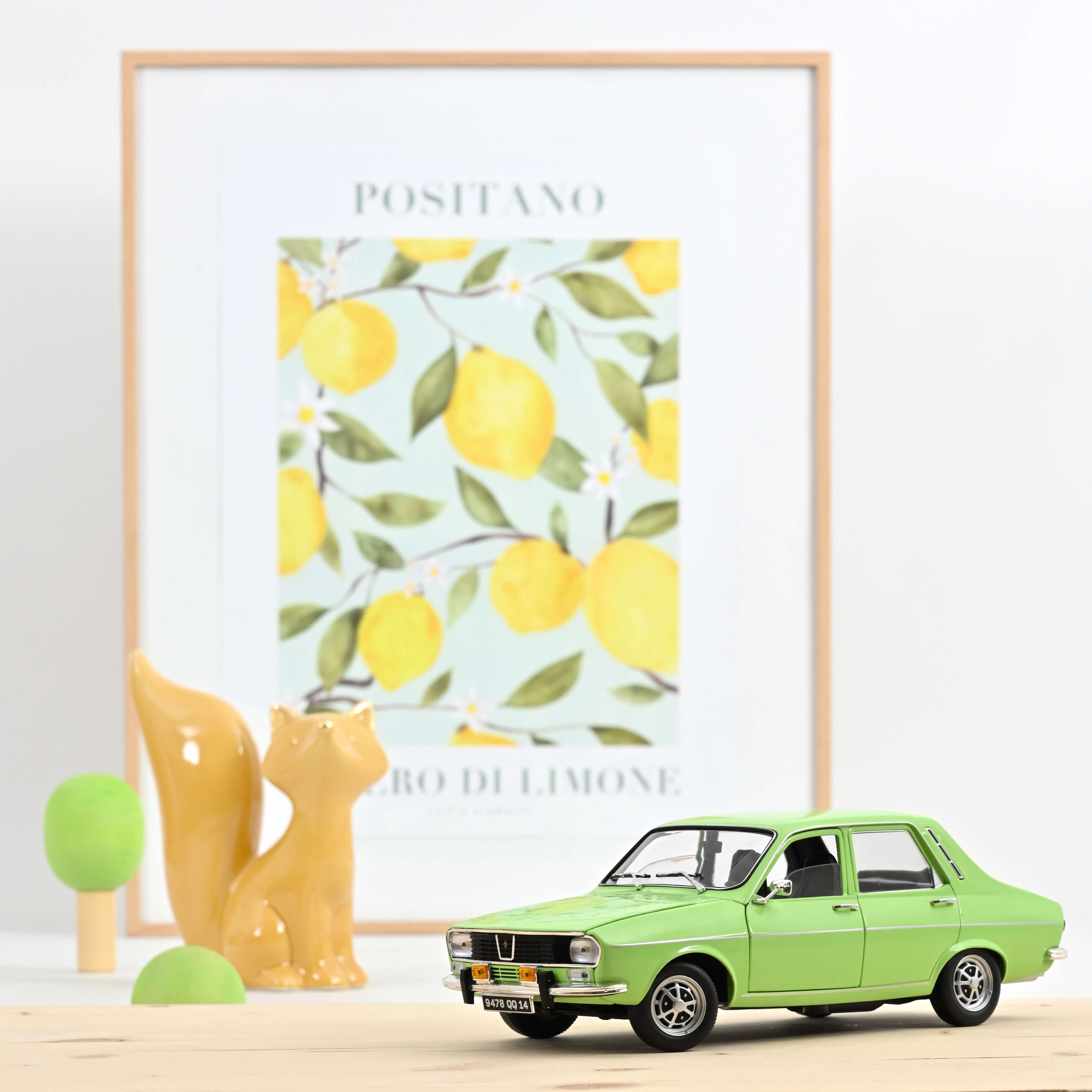 Renault 12 TS 1973 Light Green 1:18