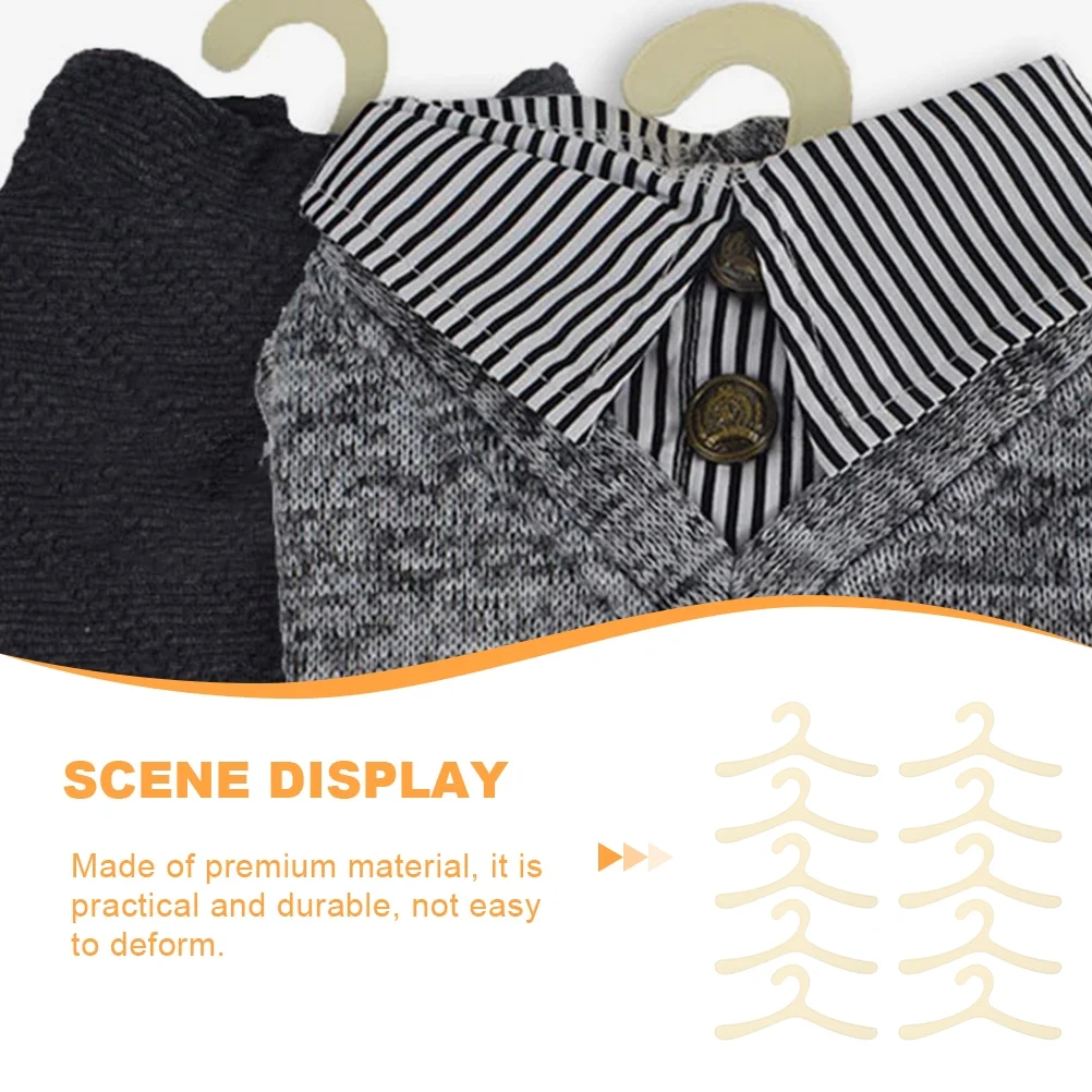 2 Count Pet Hanger Toy White Baby Hangers Clothe Coat Toddler Child