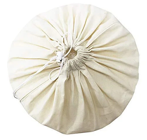 COTTON Extra Large Laundry Bags - Heavy Duty Cotton Canvas Drawstring C...