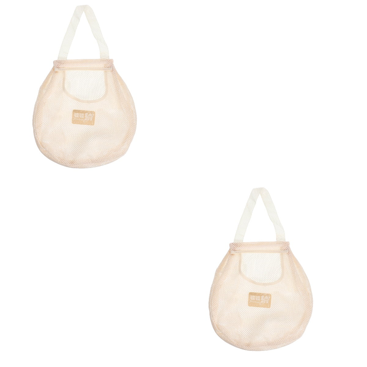2pcs Hanging Mesh Bag Multi-purpose Mesh Laundry Bag Clothespin Bag Socks Pouch