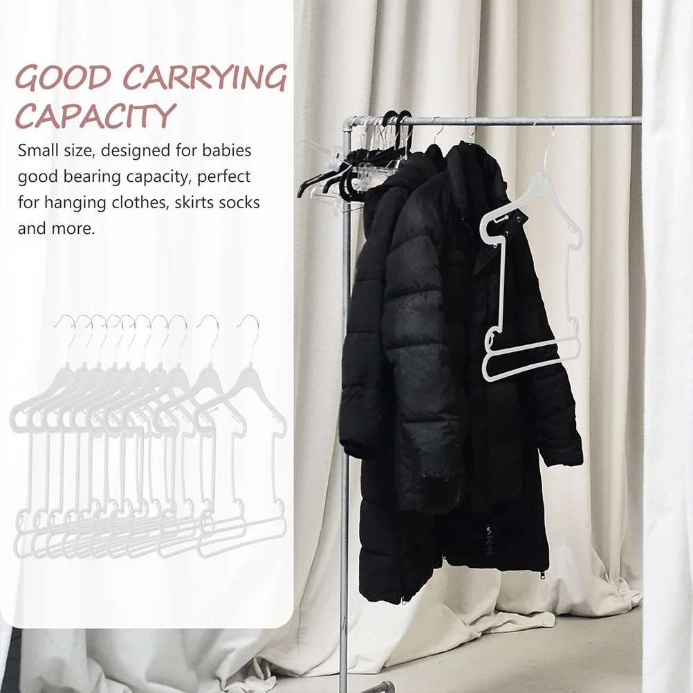 36 pcs Children Clothes Hangers Toddler Clothes Hangers Baby Clothes Plastic Hangers