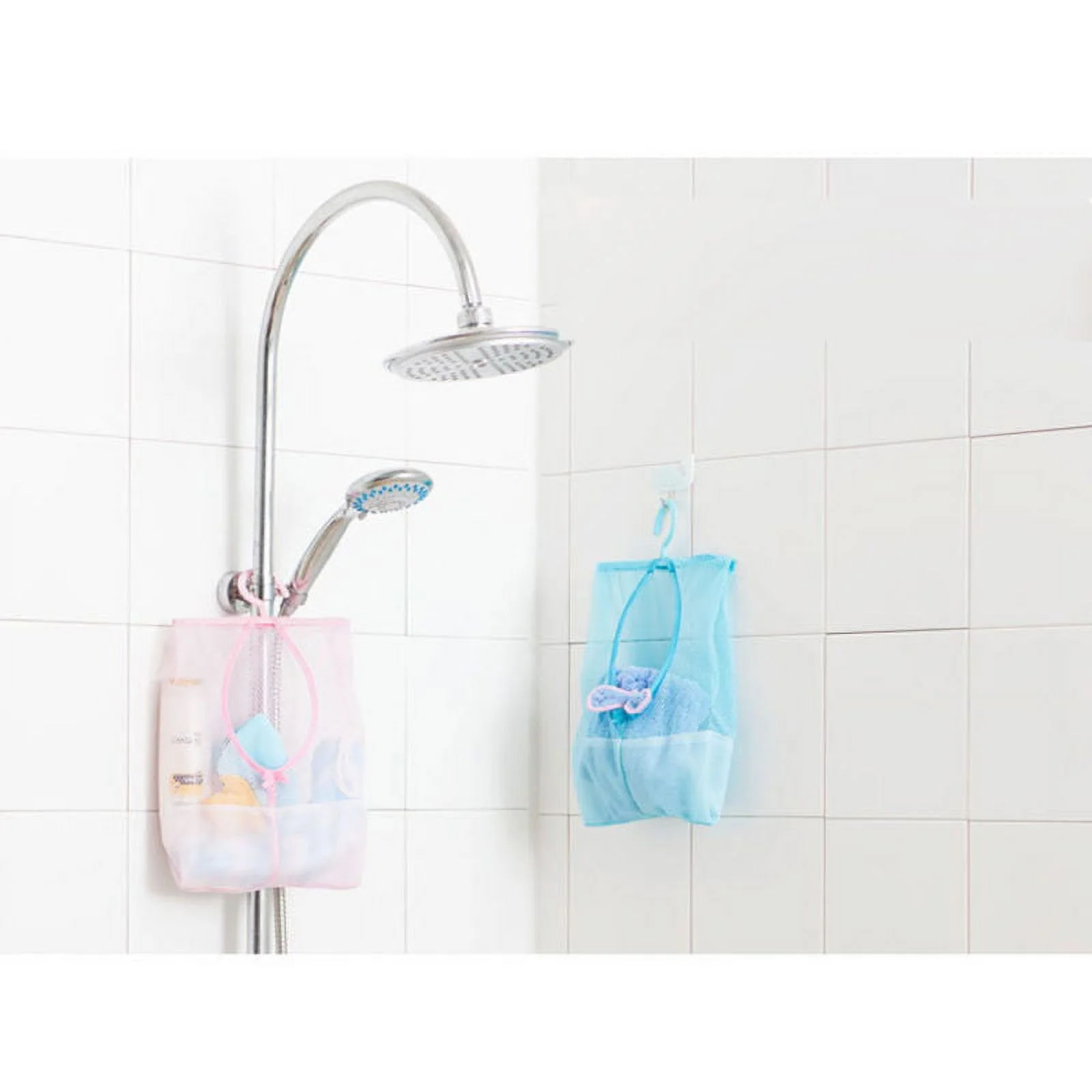 Small Laundry Bag Mesh Clothespin Bag Travel 37.00X22.00X0.50CM Blue