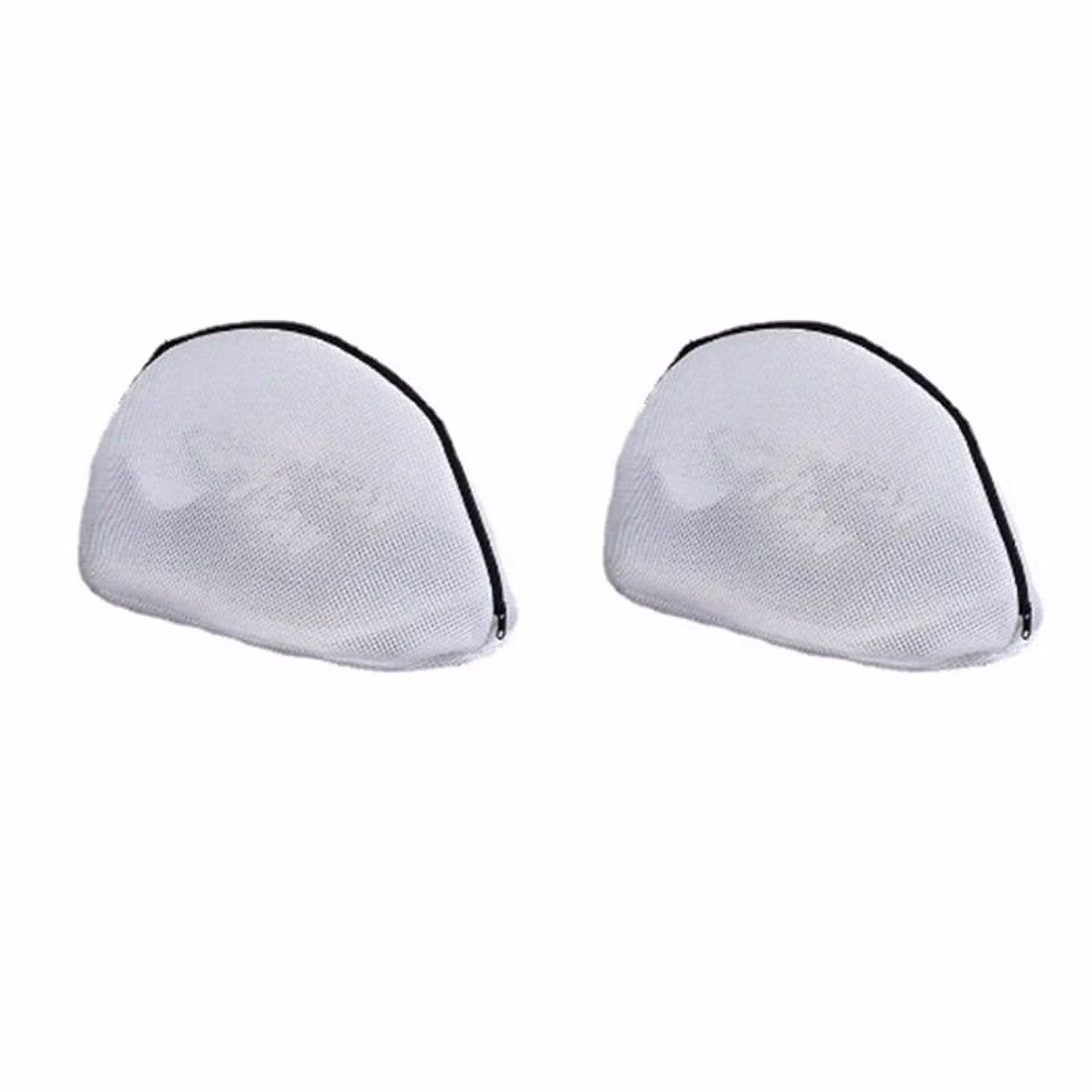 2 Pcs Mesh Laundry Bag for Trainers/Shoes Boot with Zips for Washing Machines Travel Clot C3726