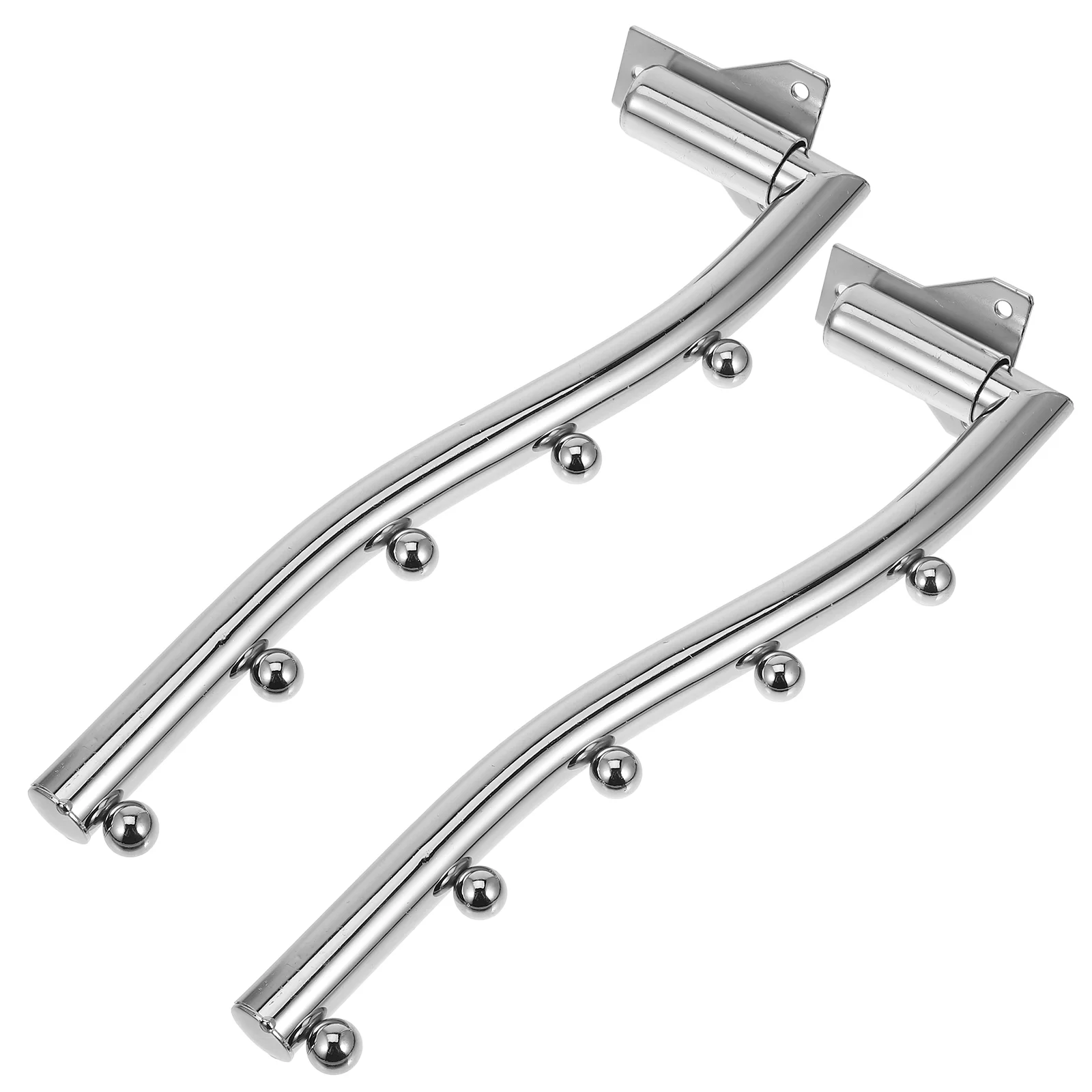 Collapsible Garment Rack Stainless Steel Rotating Clothes Hanger Silver