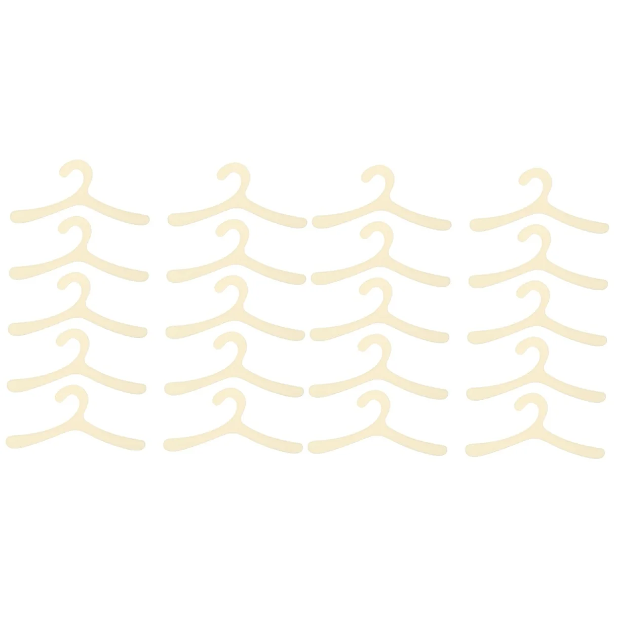 2 Count Pet Hanger Toy White Baby Hangers Clothe Coat Toddler Child