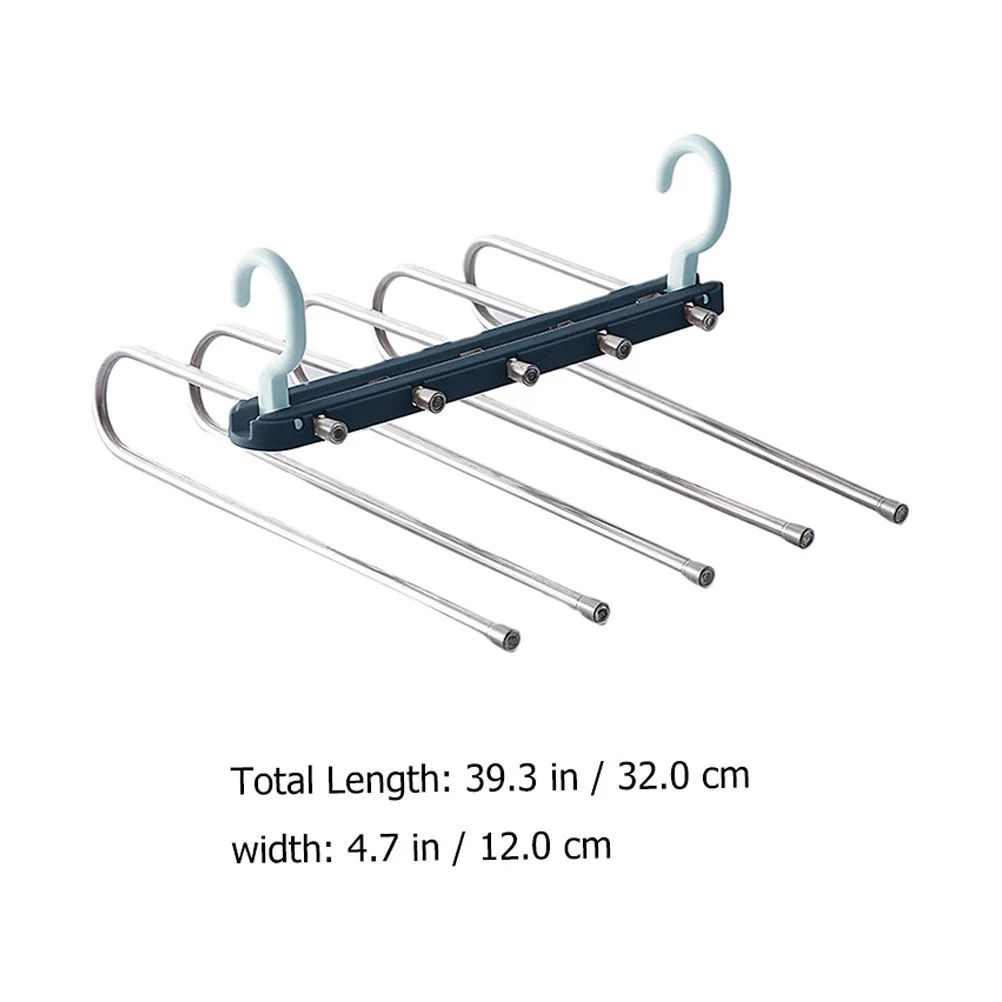 Clothes Drying Hangers Hook Clothes Organizer 32X29.5X12CM Blue