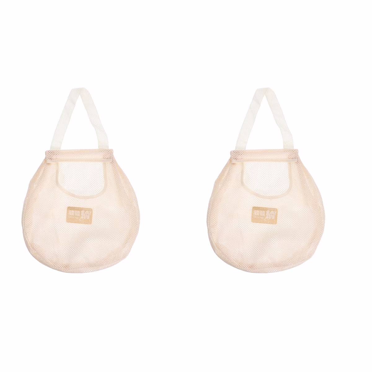 2pcs Hanging Mesh Bag Multi-purpose Mesh Laundry Bag Clothespin Bag Socks Pouch