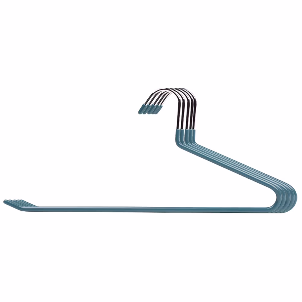5 Pcs Coat Hangers Z Type Non-slip Pants Tongs for