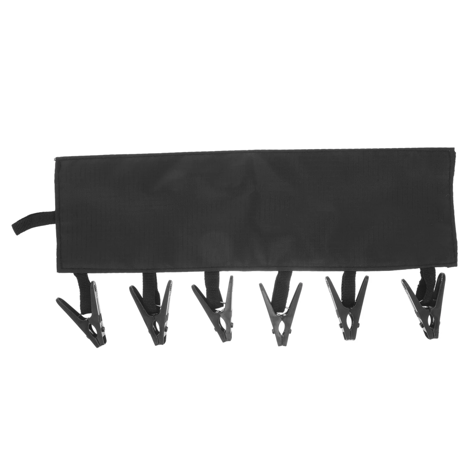 Coat Hanger Travel Clothes Drying Rack Clip Hangers Foldable Black