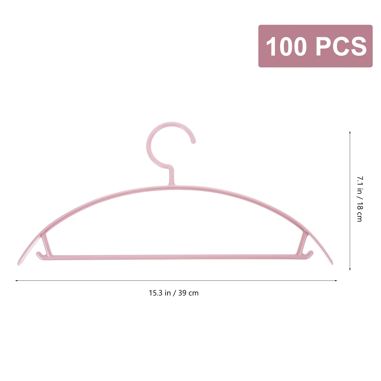 10 Pcs Hanger Seamless Wide Shoulder Clothes Damage-free Drying Hangers Aldult
