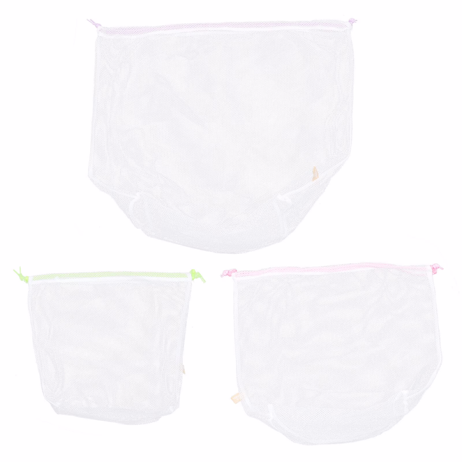 3 Pcs Large Mesh Laundry Bags for Travel and Home, Giant Dishwasher Bags for Clothes Organization and Storage